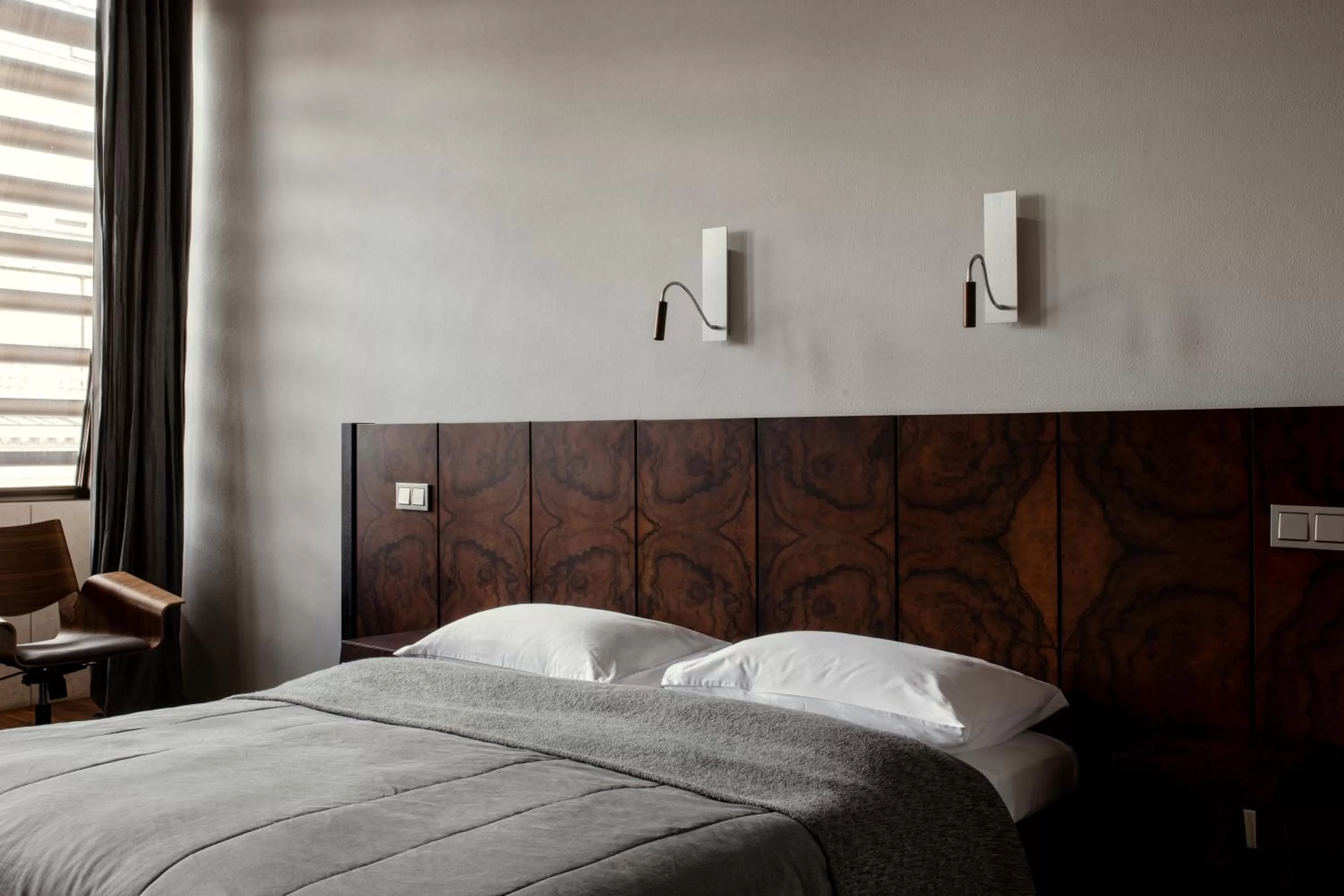 Bed in Hotel Monopol