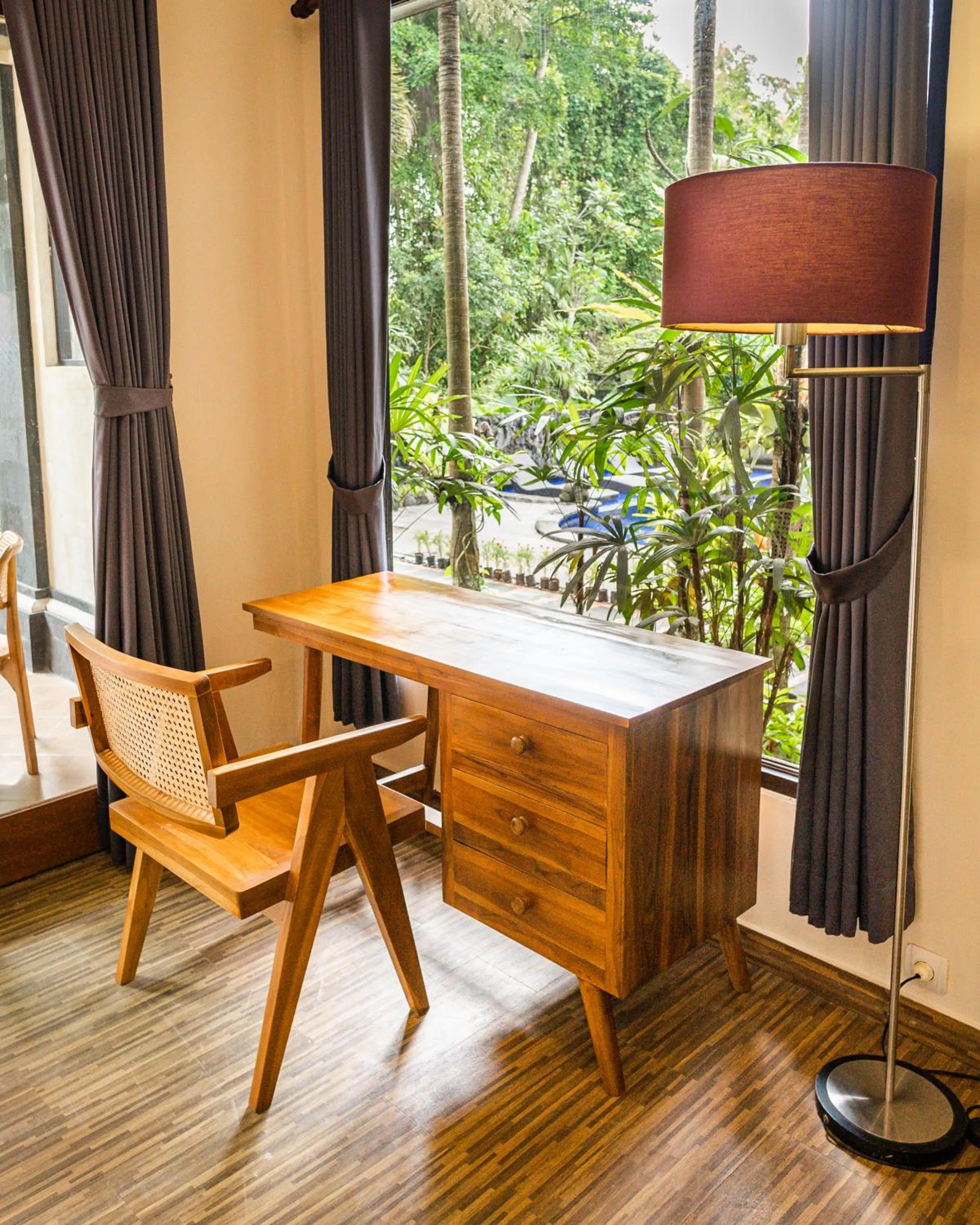 Seating area in Dewangga Ubud