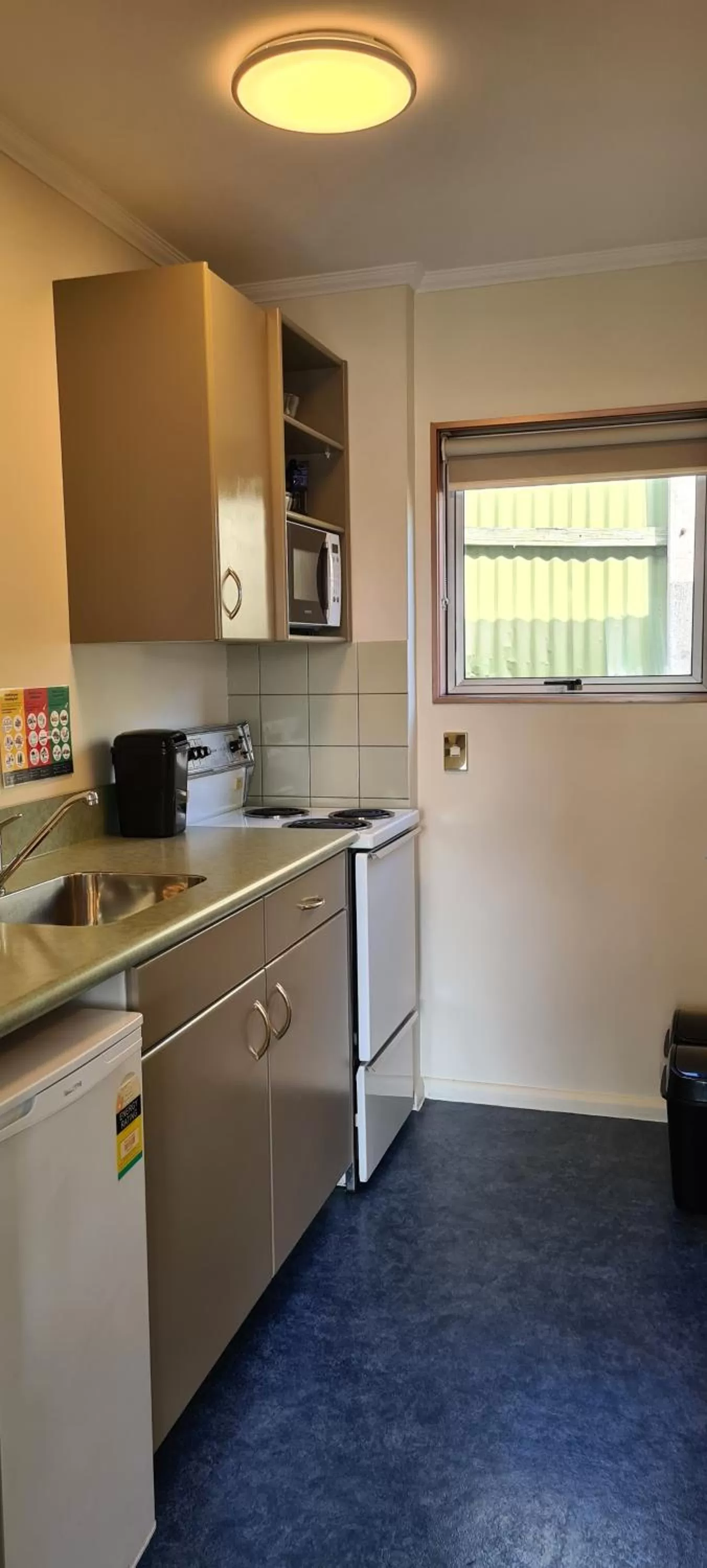 Kitchen or kitchenette in Parklands Motor Lodge Timaru