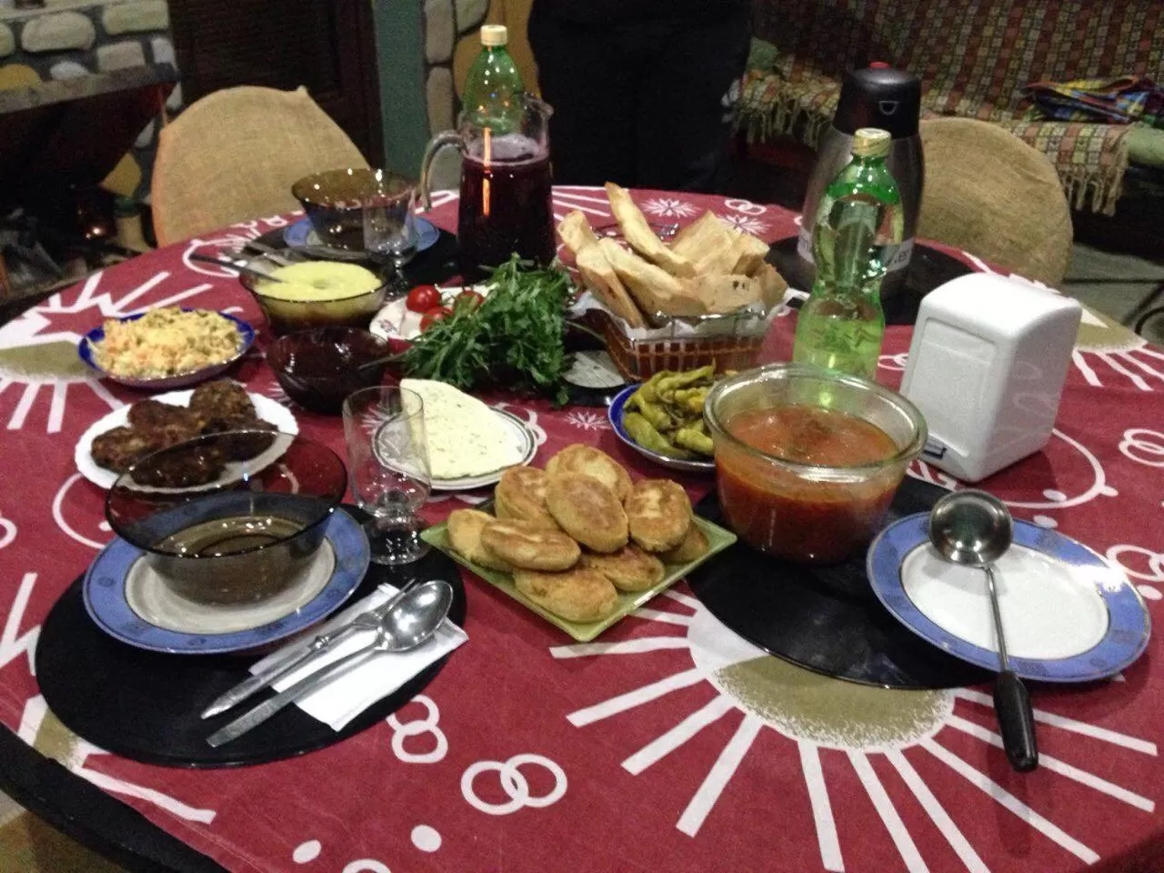 Food and drinks in Qilimcha's Guesthouse