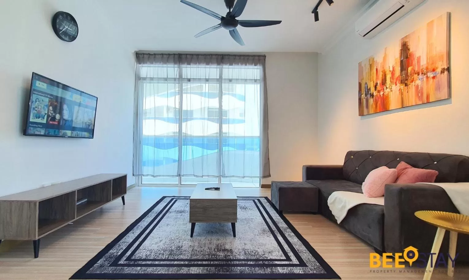 Seating Area in The Wave Suites Melaka by BEESTAY