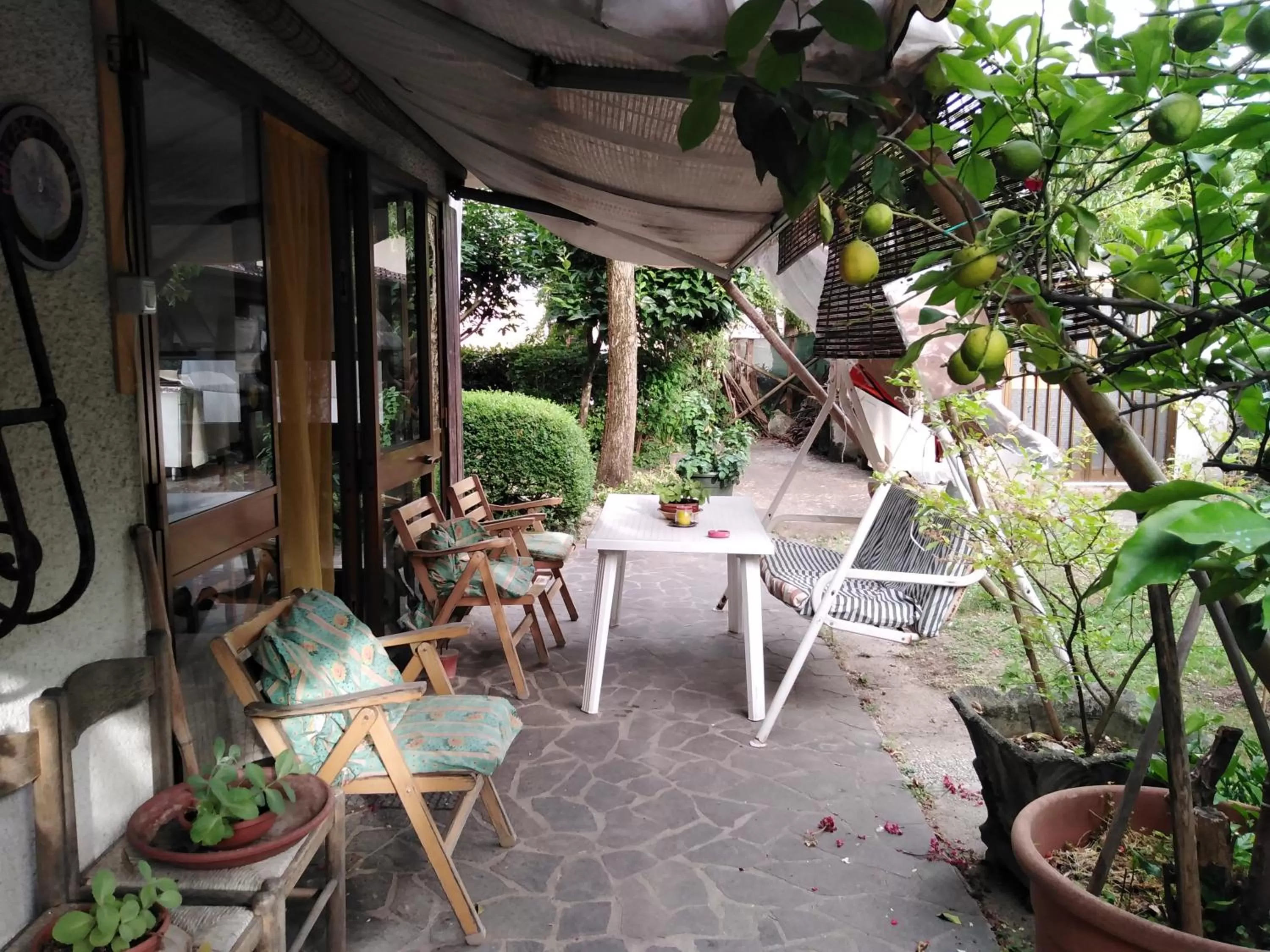 Garden view in Casa Irene