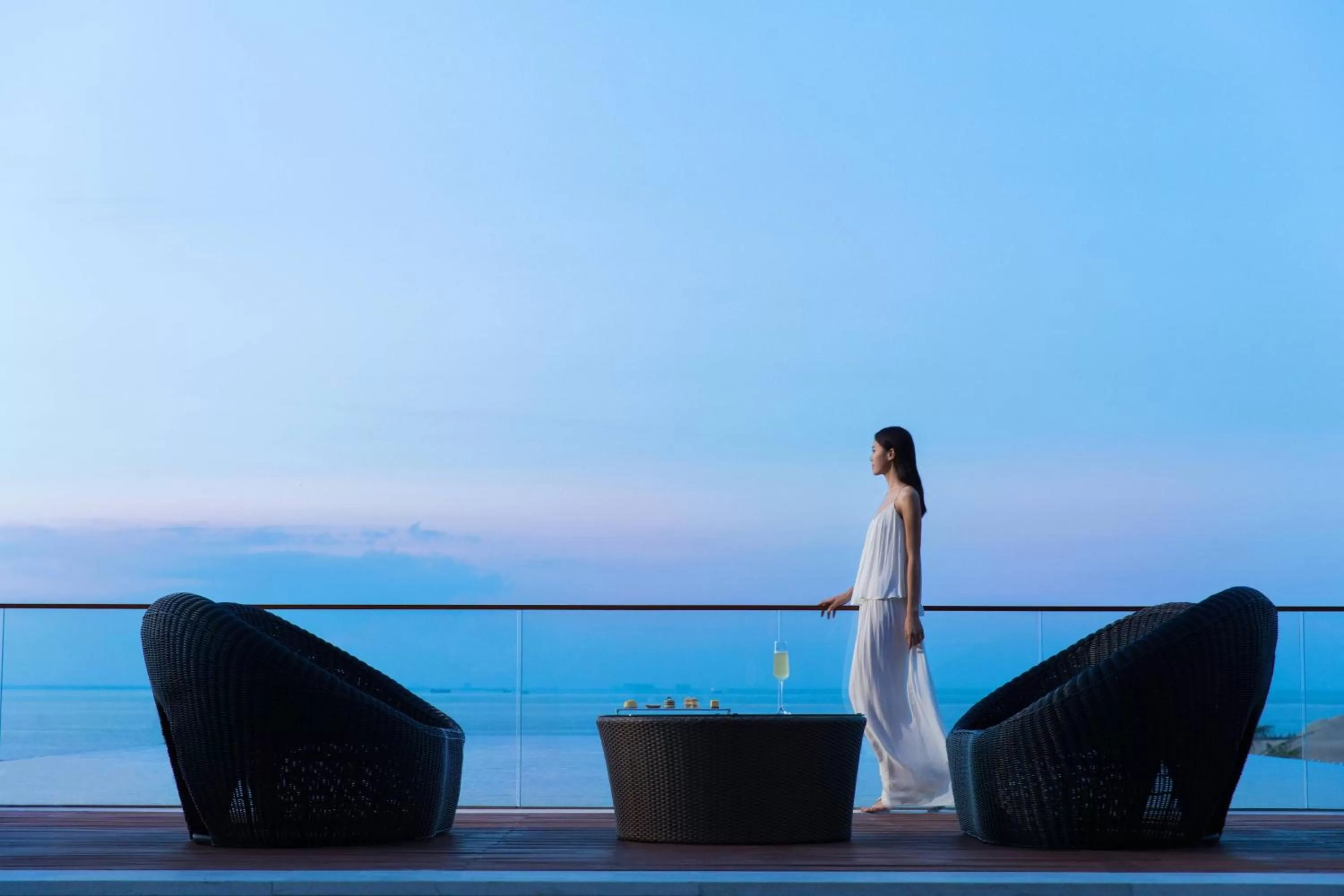 Lobby or reception in Haikou Marriott Hotel