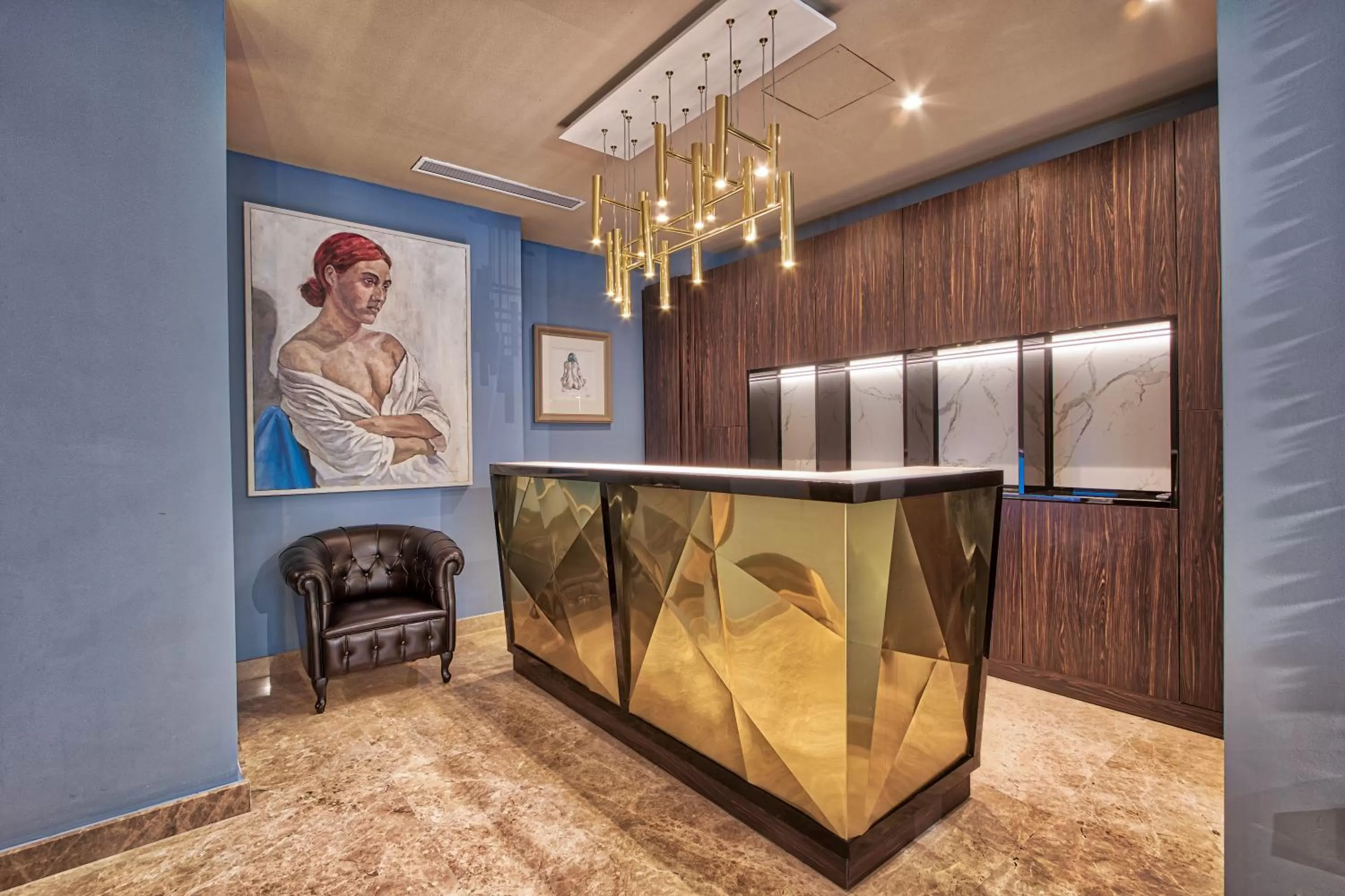 Lobby or reception in Palazzo Rosaria Boutique Hotel