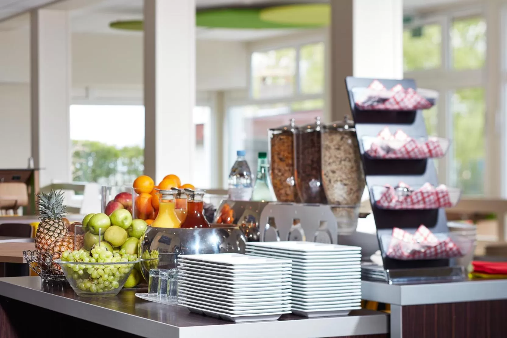 Buffet breakfast in Ibis Styles Colmar Nord