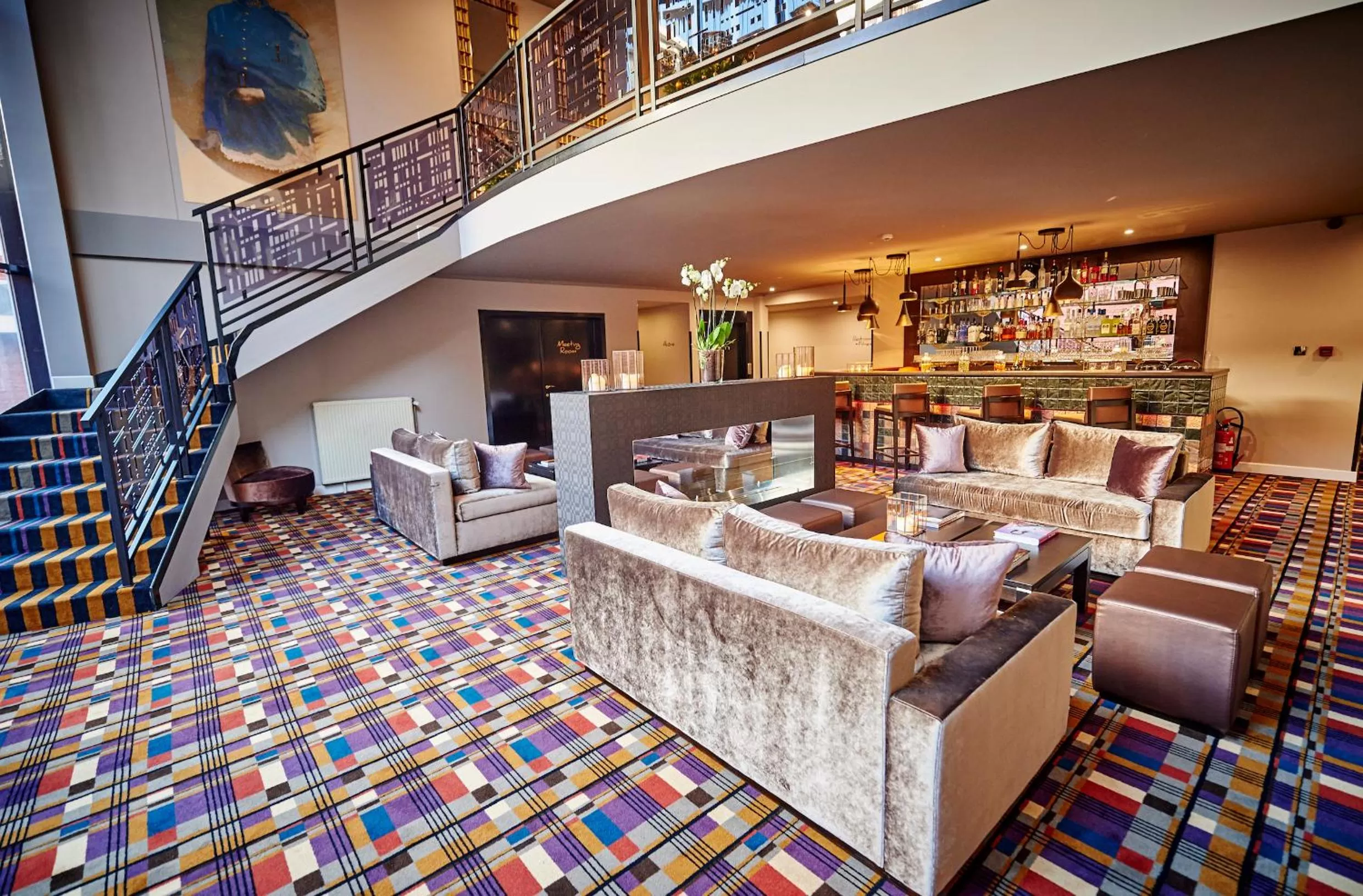 Lounge or bar in Hotel The Augustin