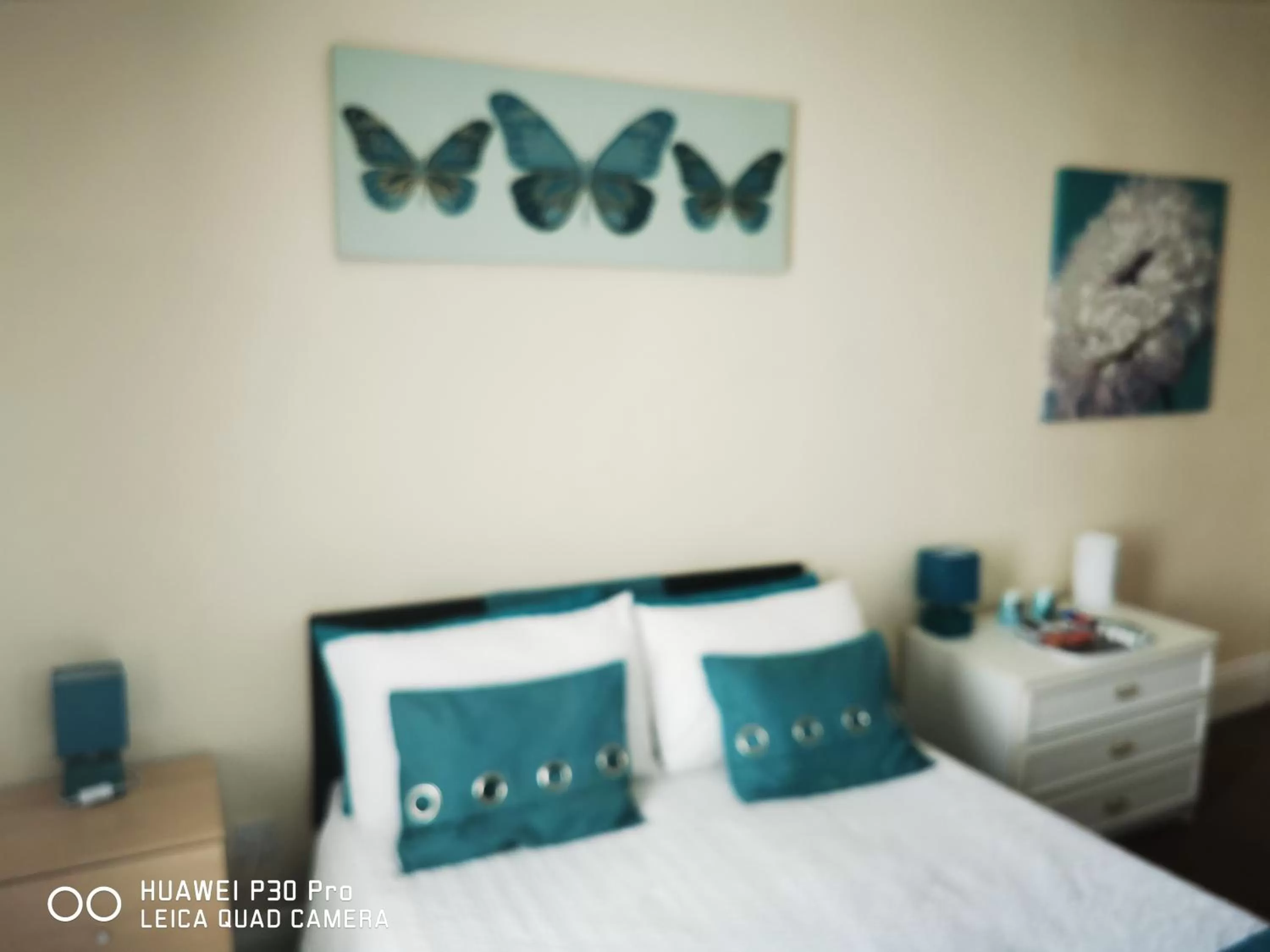 Bed in oddfellowsbandb