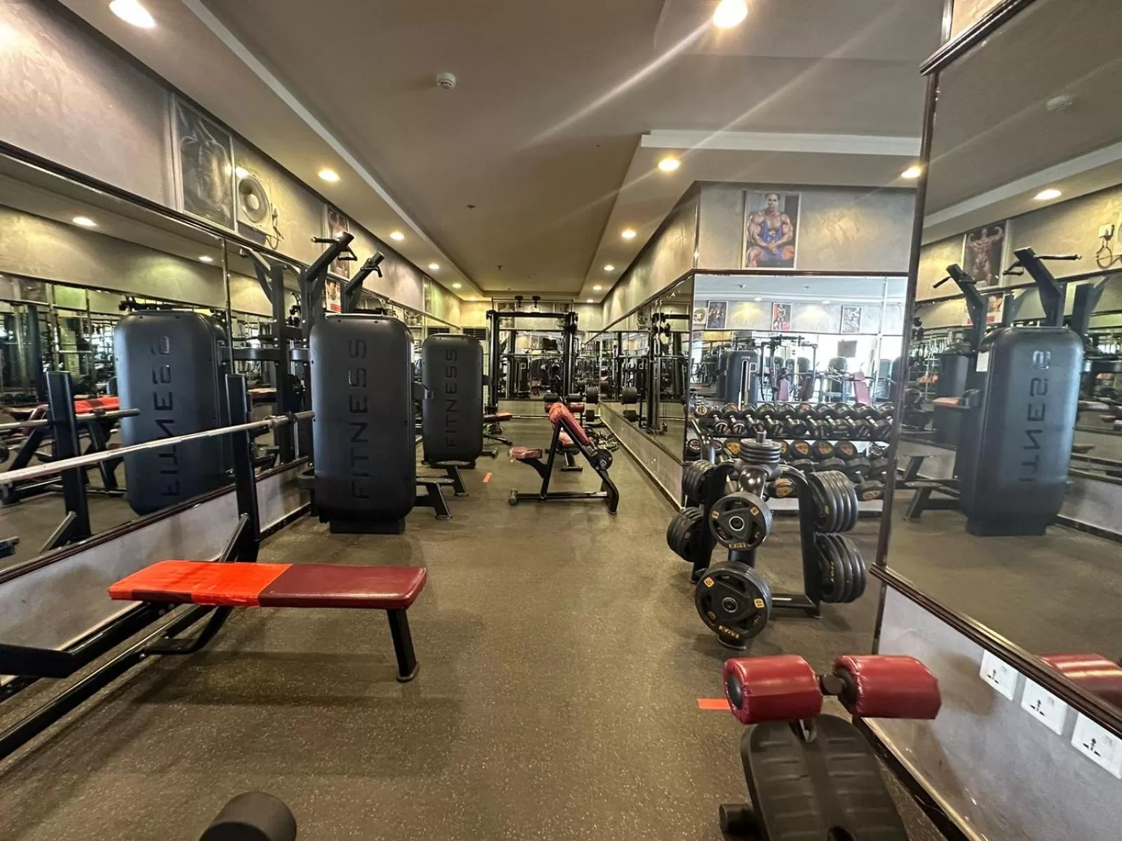 Fitness centre/facilities in Makarim Palm Hotel