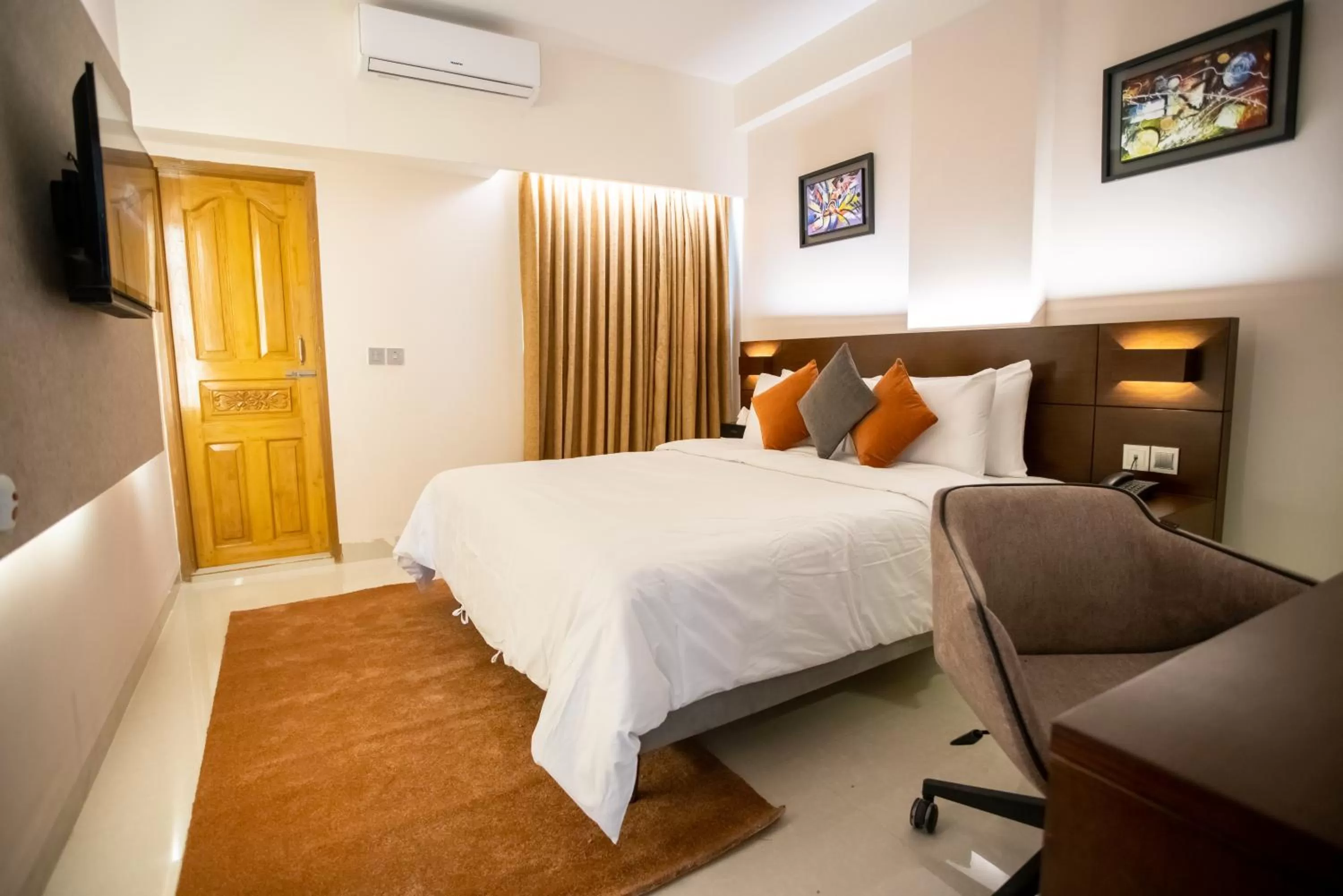 Photo of the whole room, Bed in Jatra Flagship Sylhet City Centre