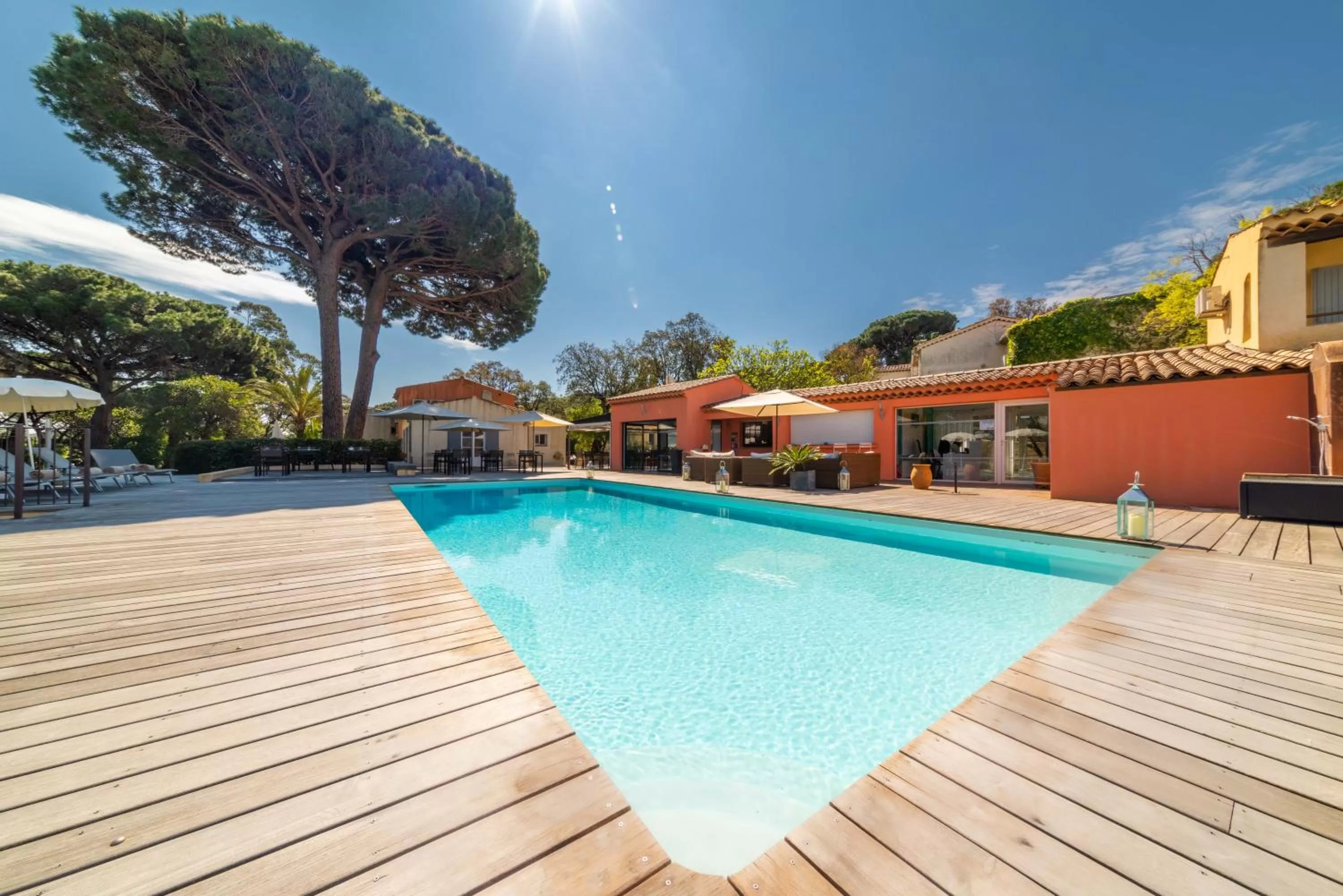 Swimming pool in Les Capucines Saint Tropez