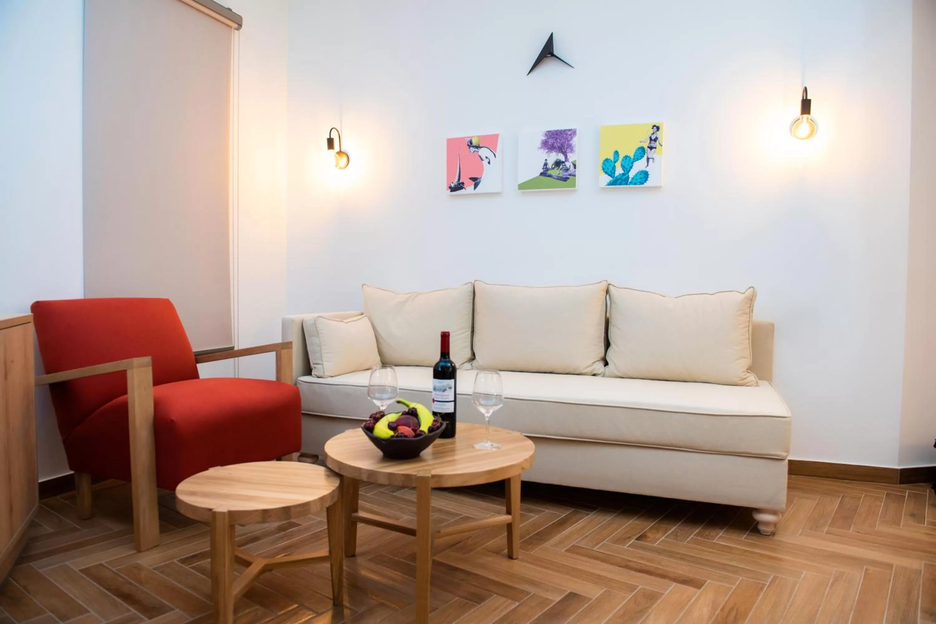 Seating area in Liberty of Nafplio