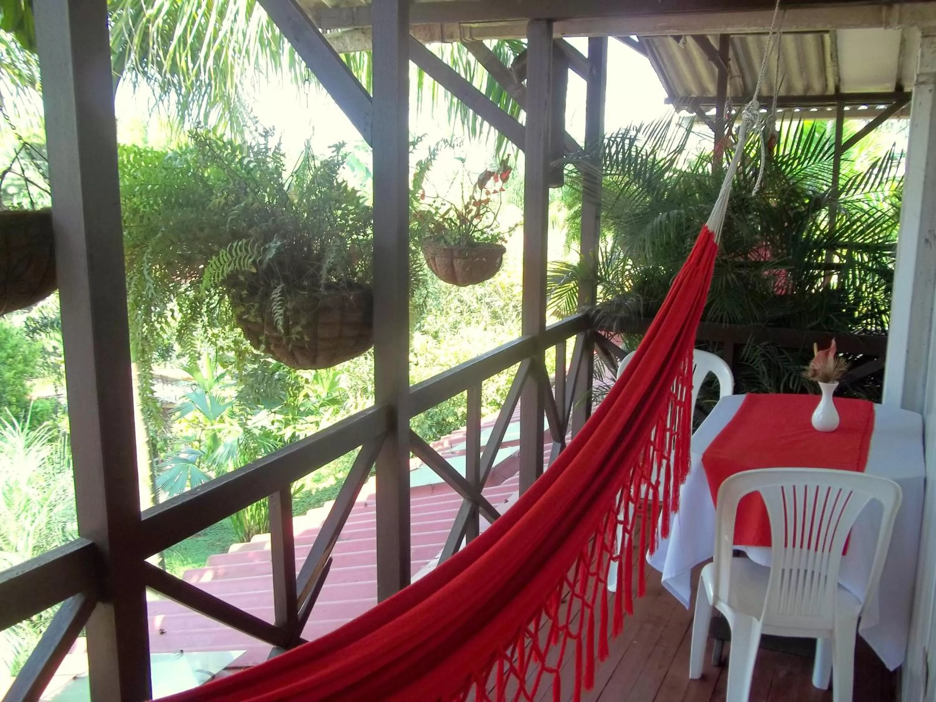 Balcony/Terrace in Cabañas Las Bifloras