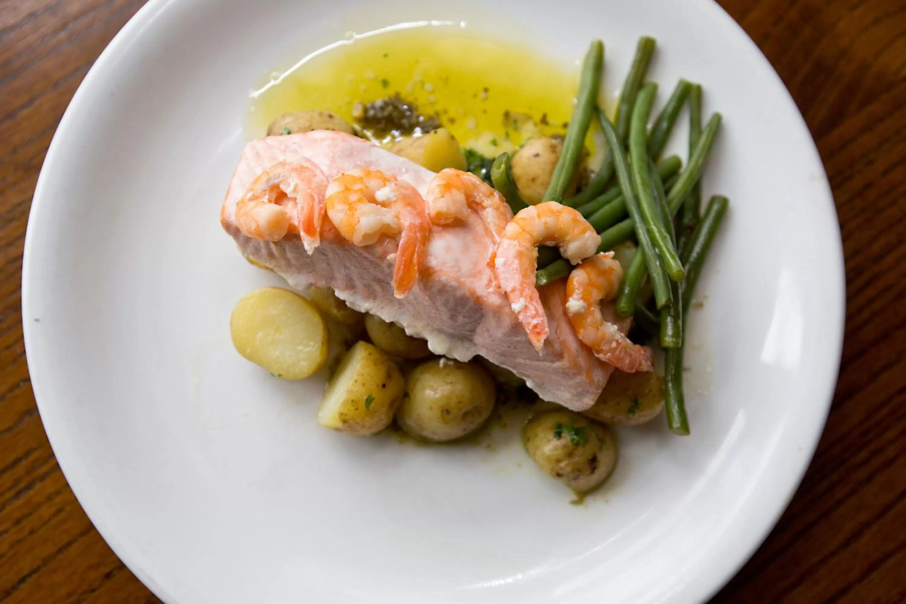 Food close-up in The Fleece Inn