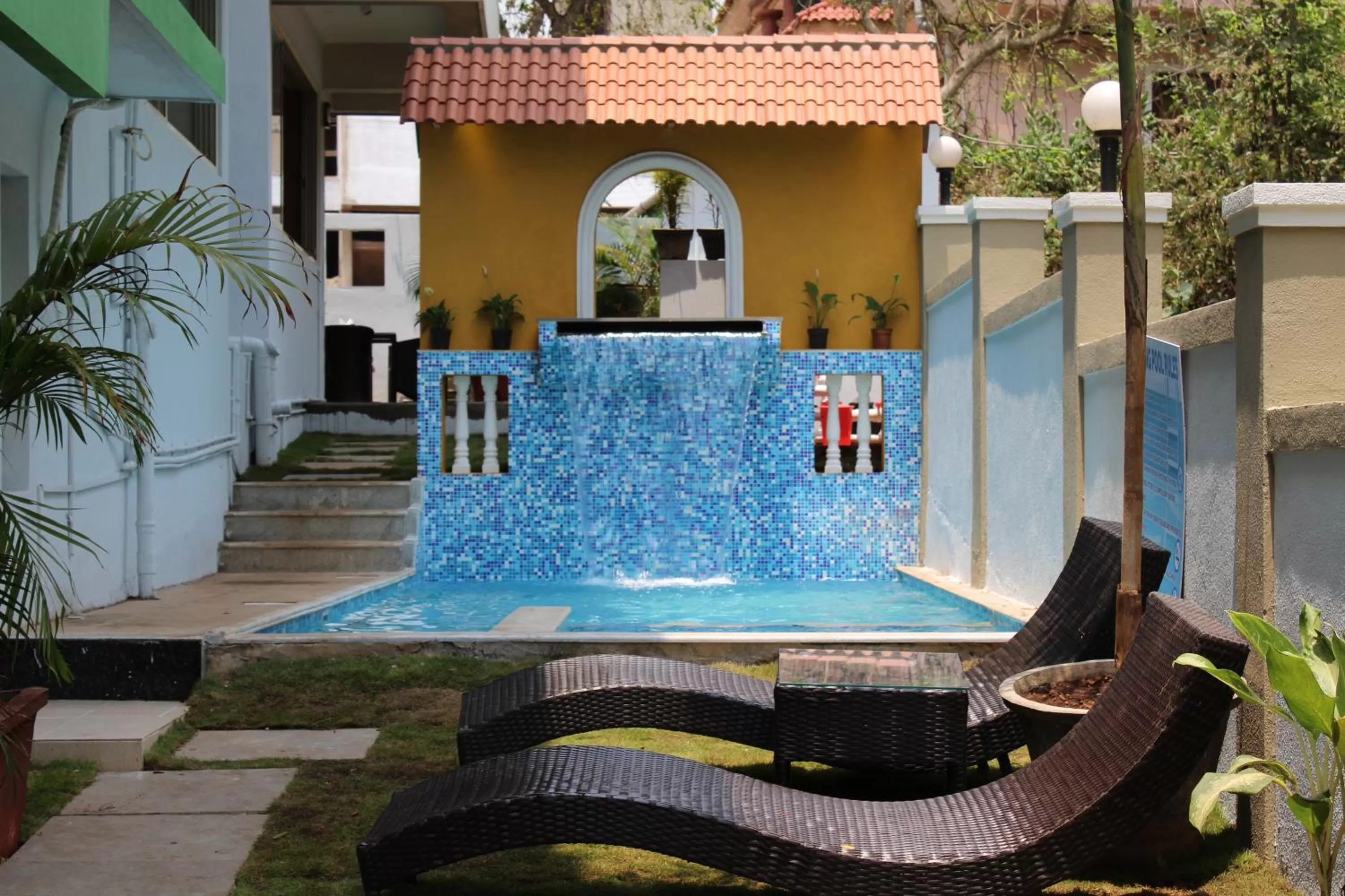 Swimming pool in Kay's Riverview Resort - Near Baga Beach