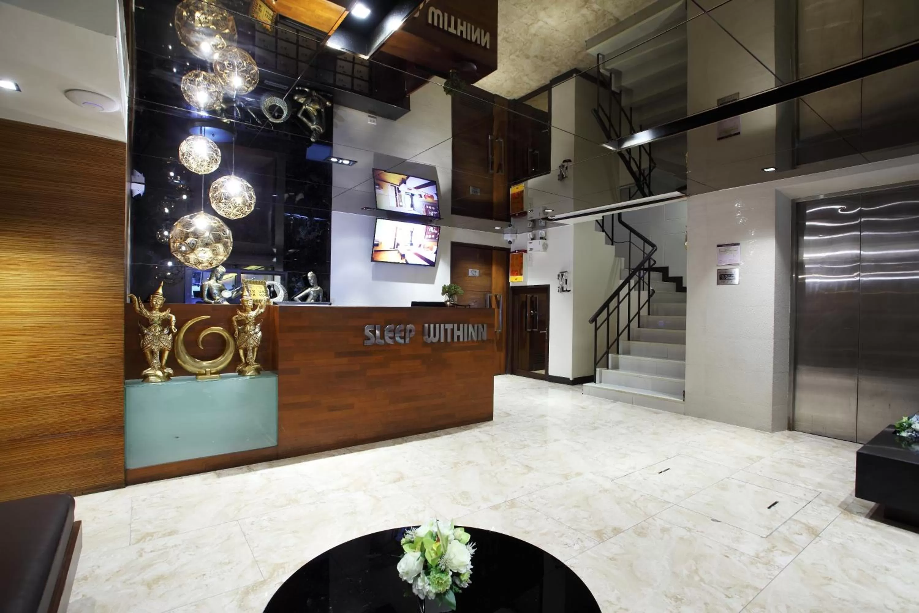 Lobby or reception in Sleep Withinn