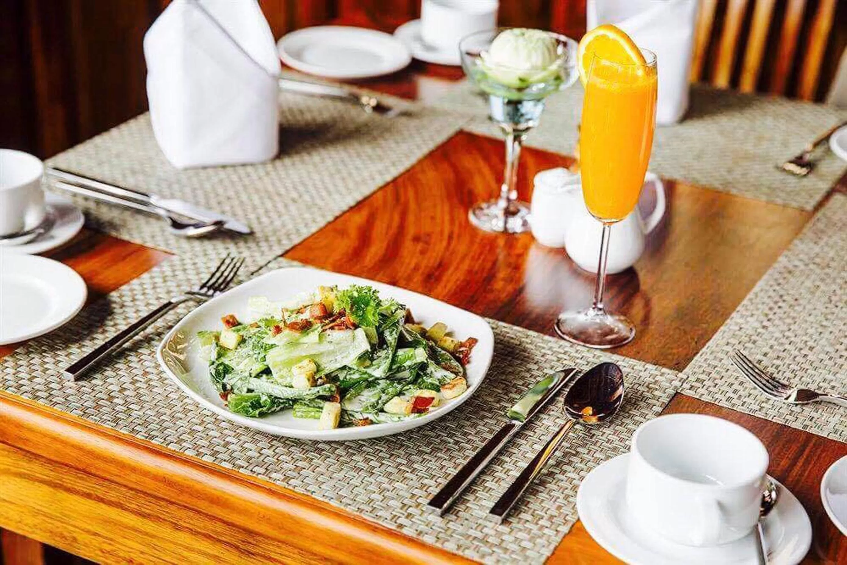 Food close-up in Okay Boutique Hotel