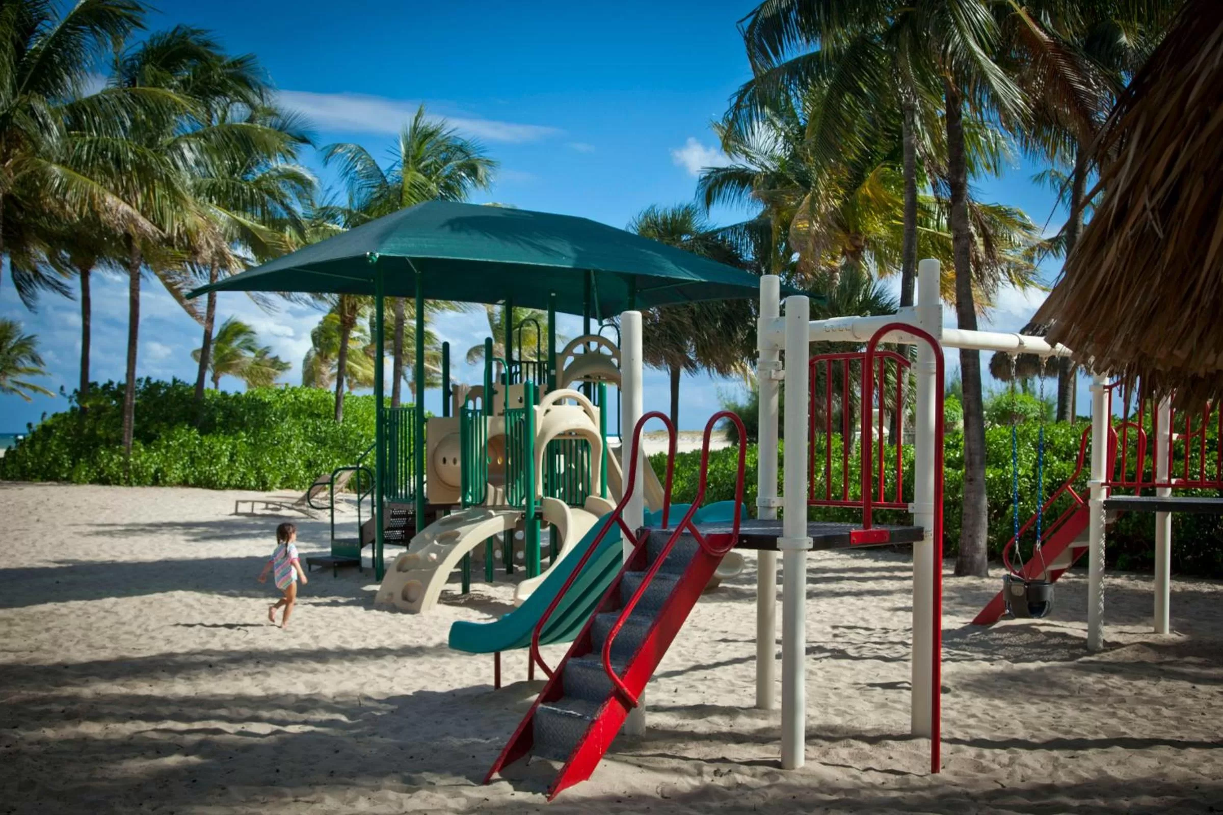 Children play ground in The Lago Mar Beach Resort and Club