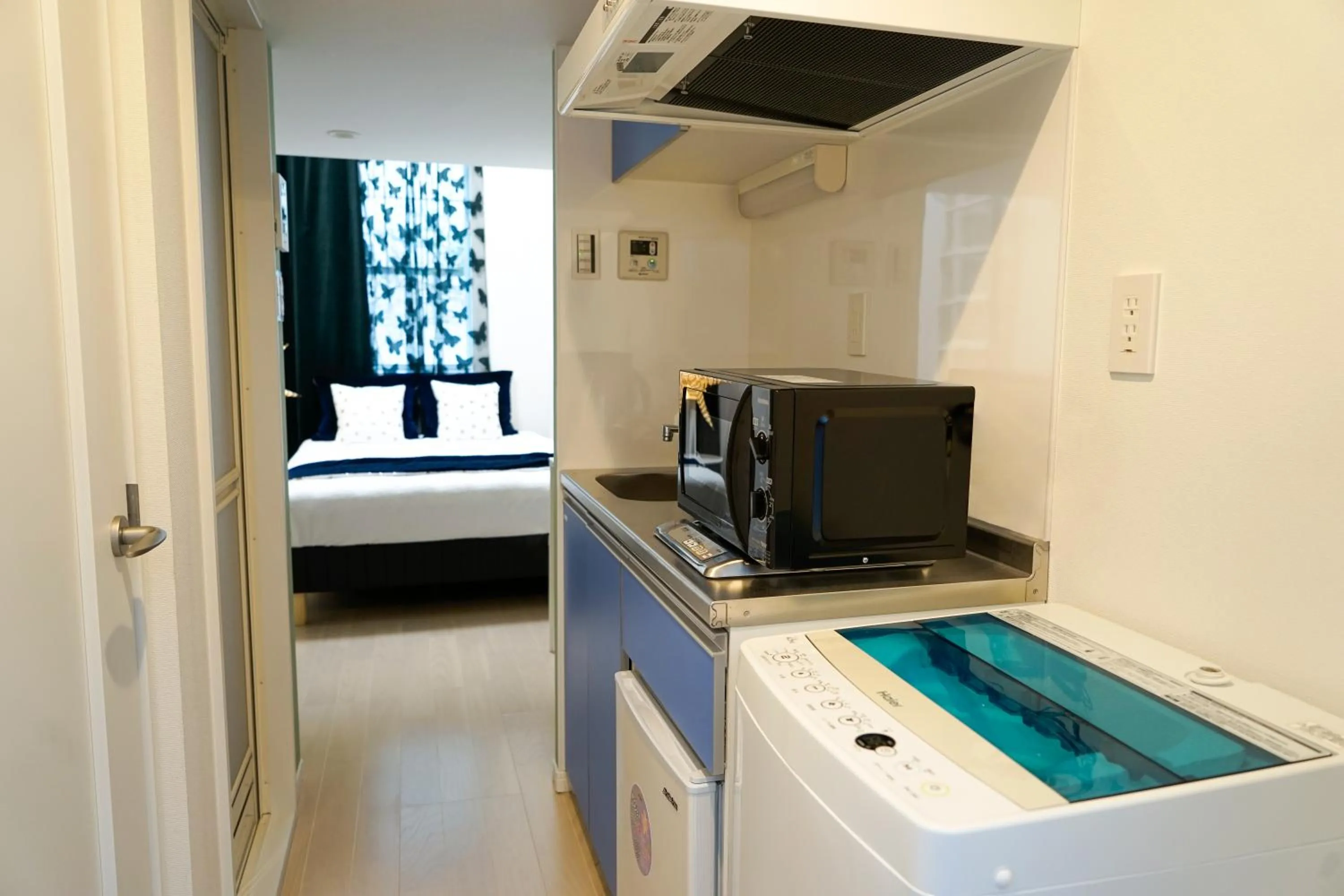 Decorative detail, Bed in Blue Empire Hotel