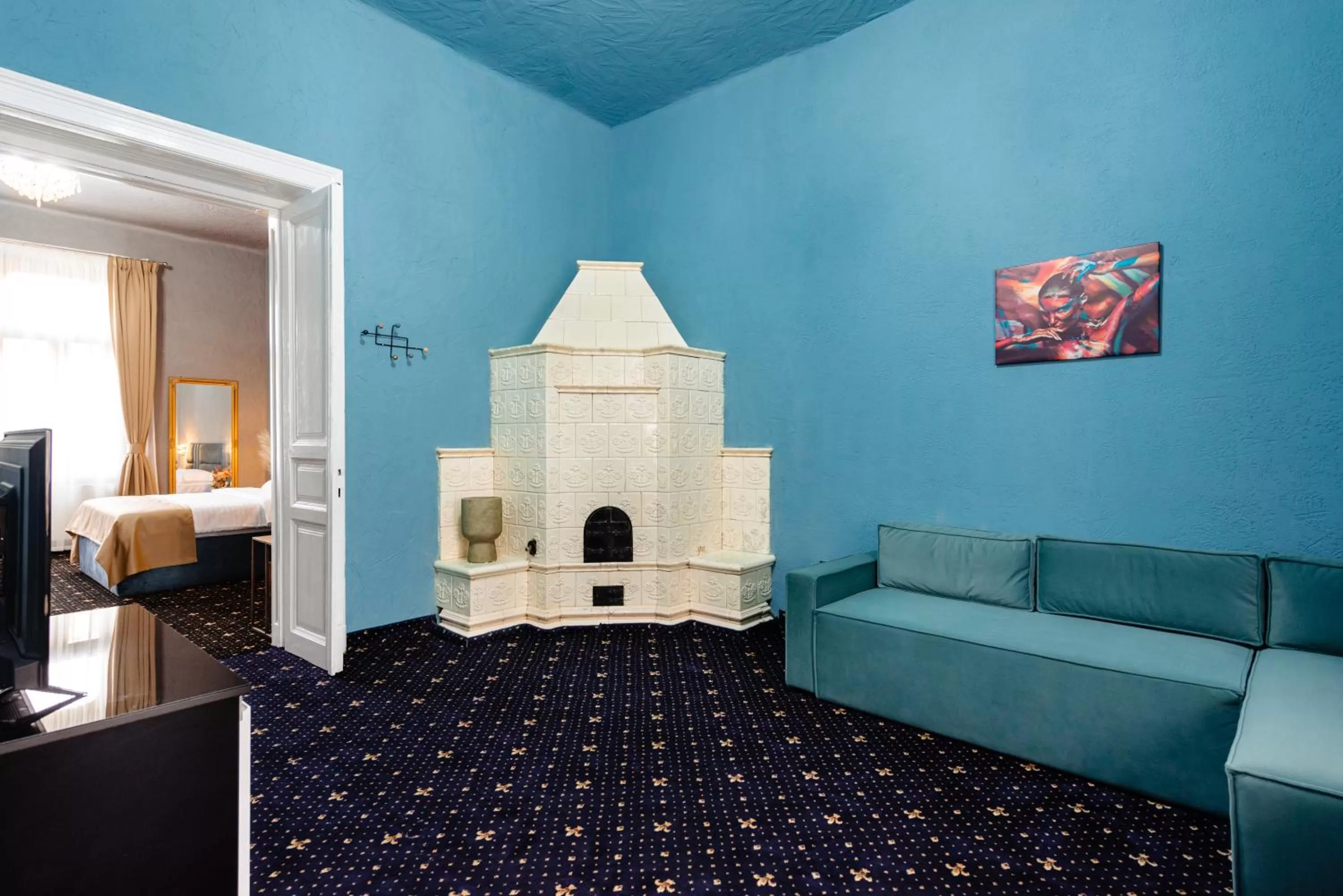 Living room in Palace Bulevard Inn