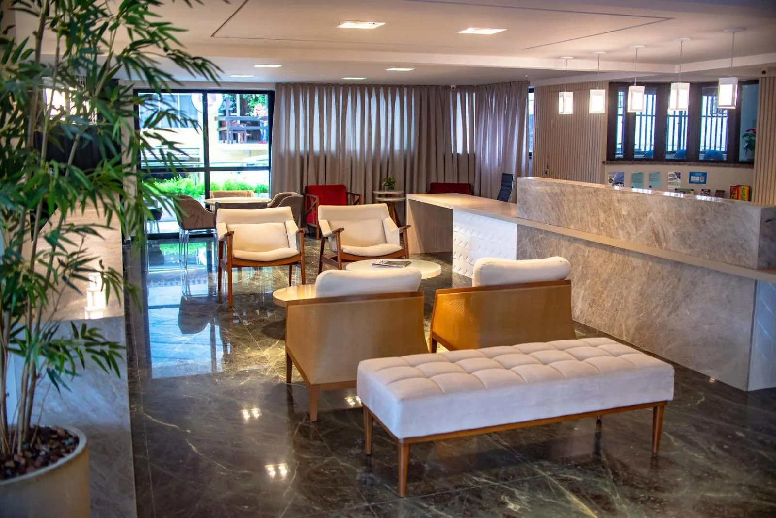 Lobby or reception in Rede Andrade Casa Blanca