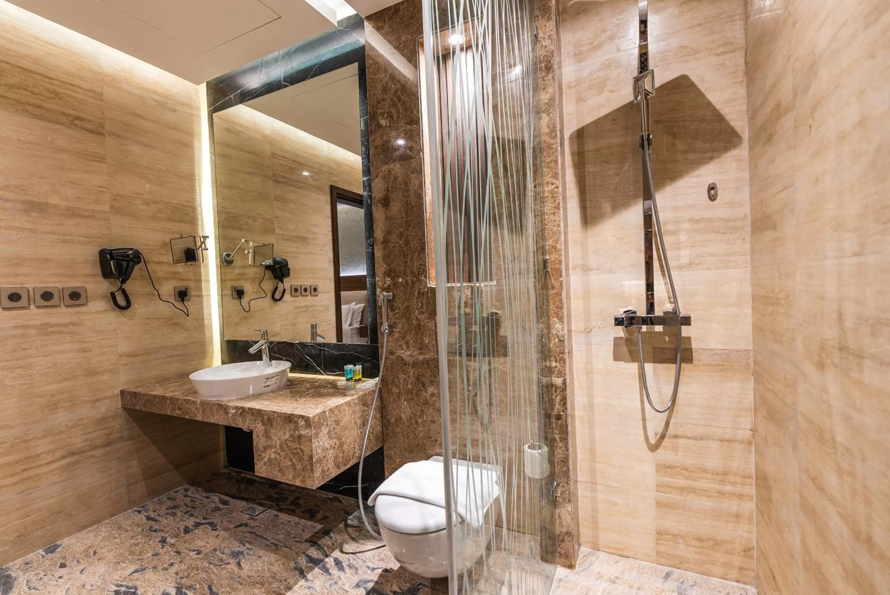 Bathroom in Tura Residence Olaya - ترى للشقق المخدومة العليا