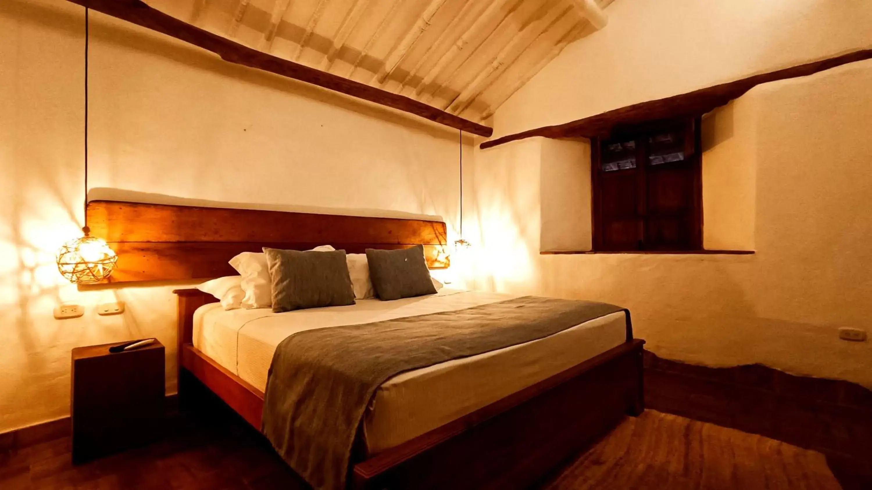 Superior King Room in Hotel Buenosaires Barichara Superior King Room in Hotel Buenosaires Barichara