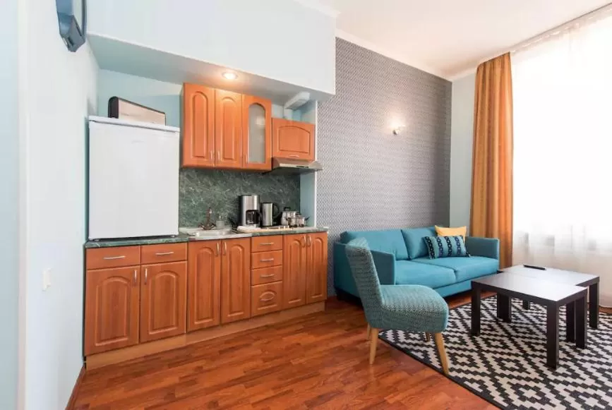 Kitchen or kitchenette in Tallinn City Apartments Residence