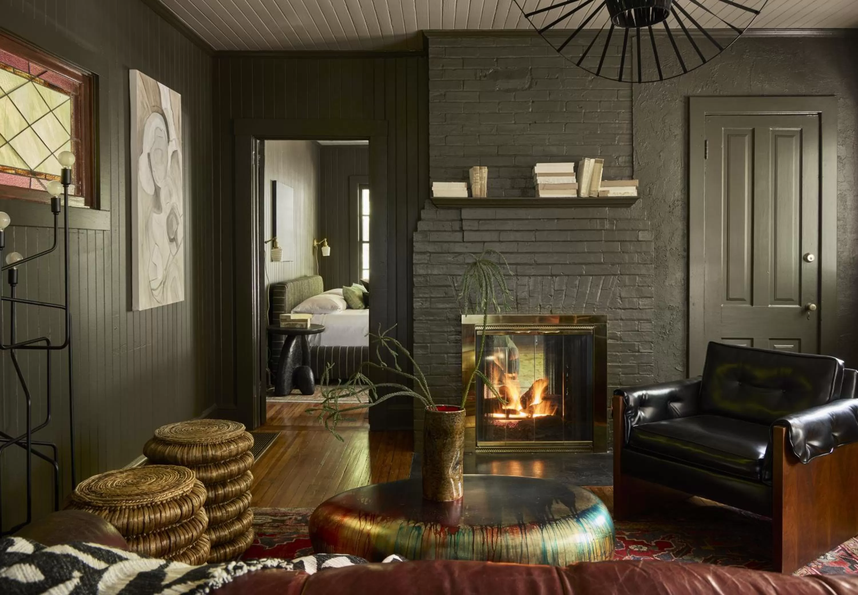 Living room in Blind Tiger Asheville