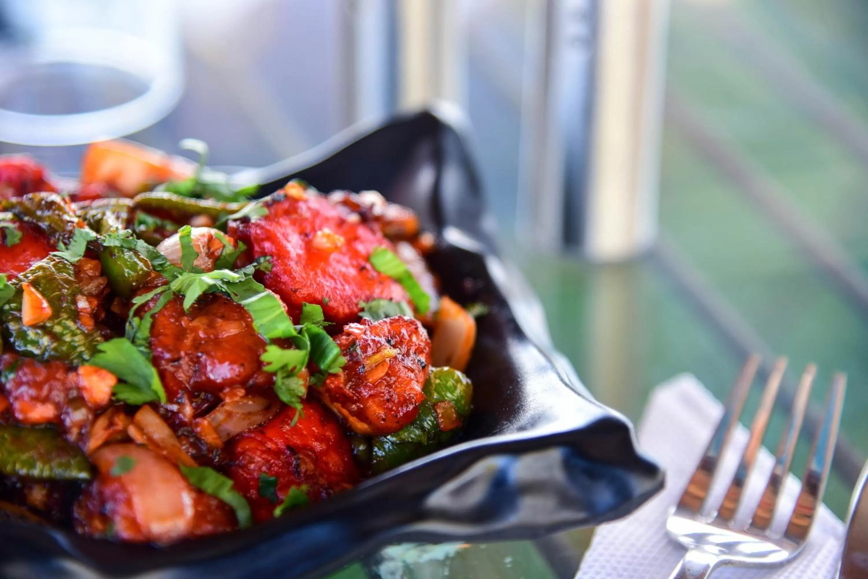 Food in Hotel Casa by the lake