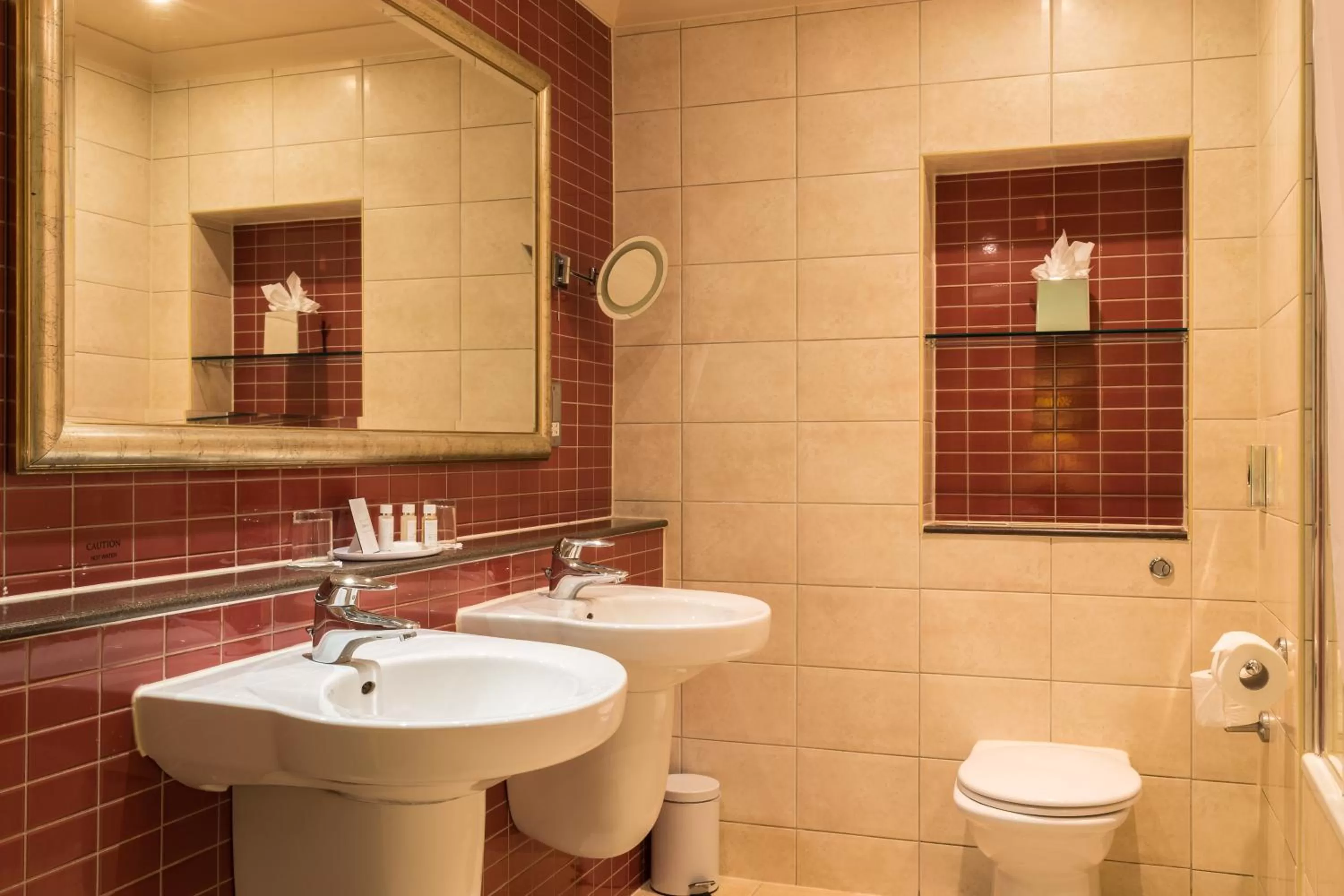 Bathroom in Redworth Hall Hotel- Part of the Cairn Collection