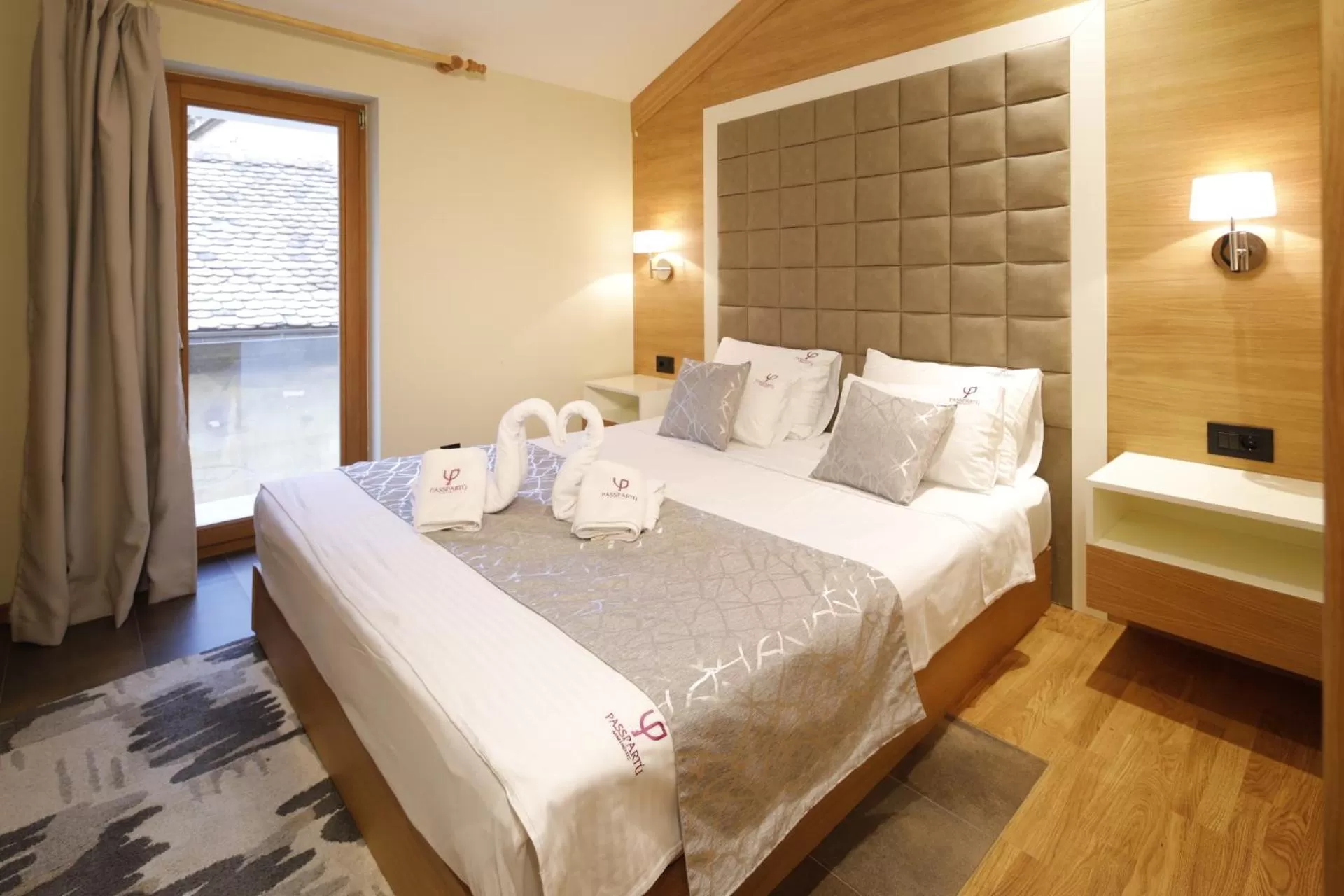 Bed in Hotel Passpartù Home Garni