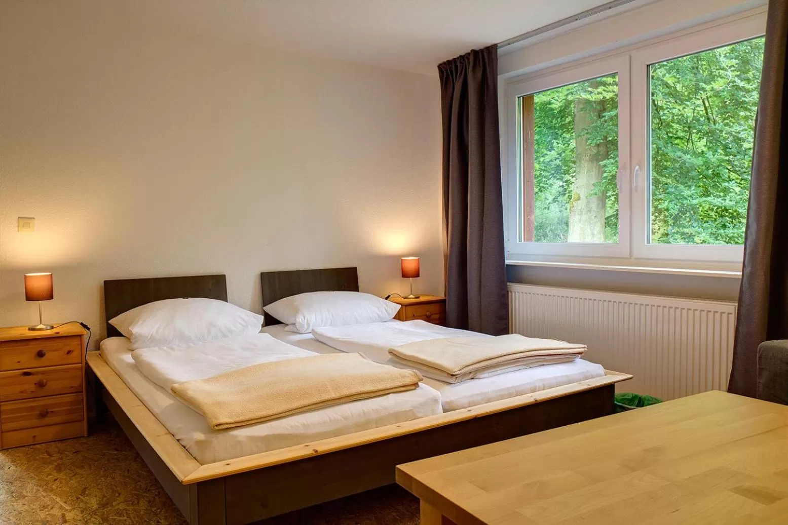 Living room, Bed in Biohotel Spöktal