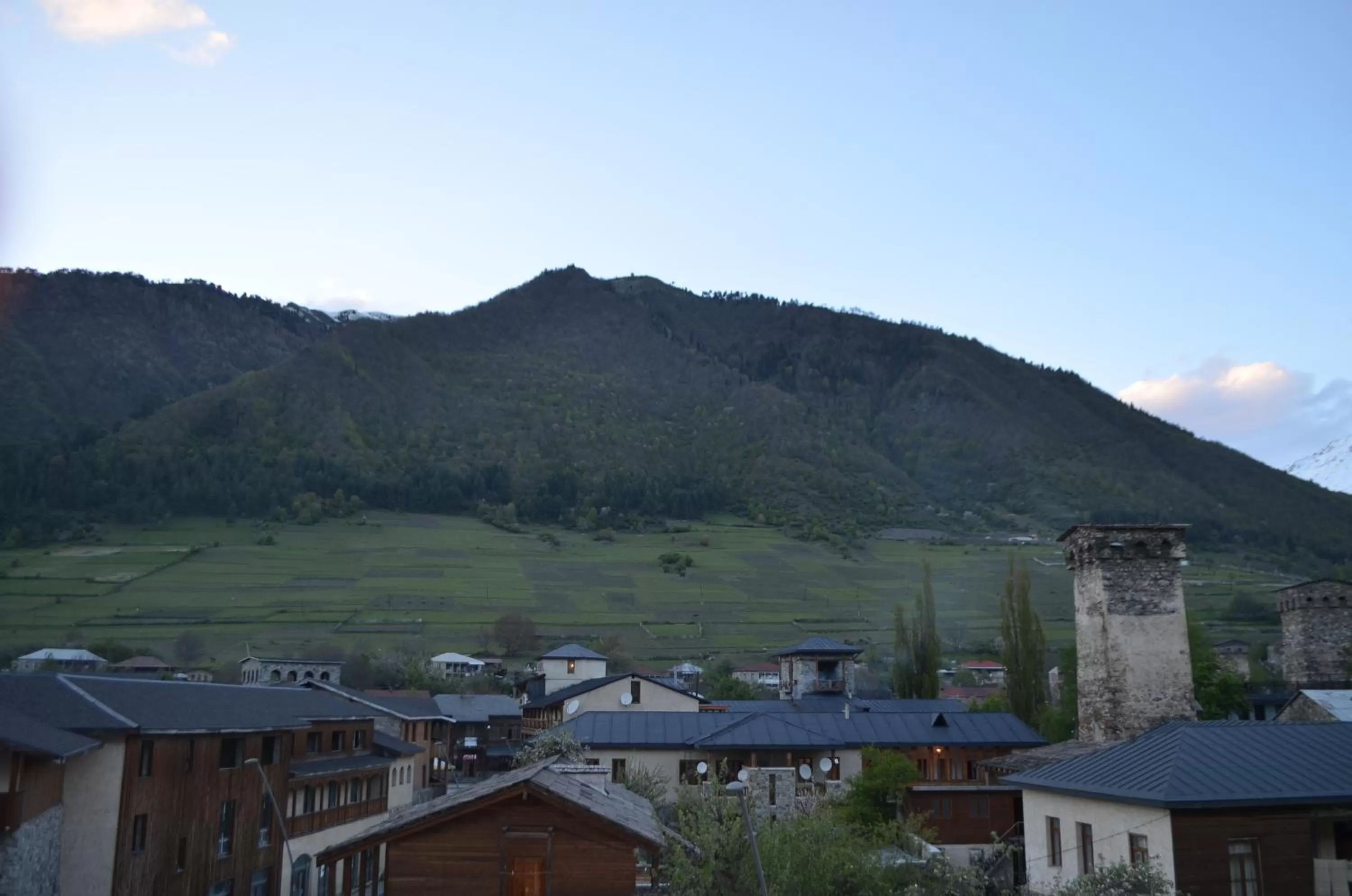 Balcony/Terrace, Mountain View in Hotel Svanseti