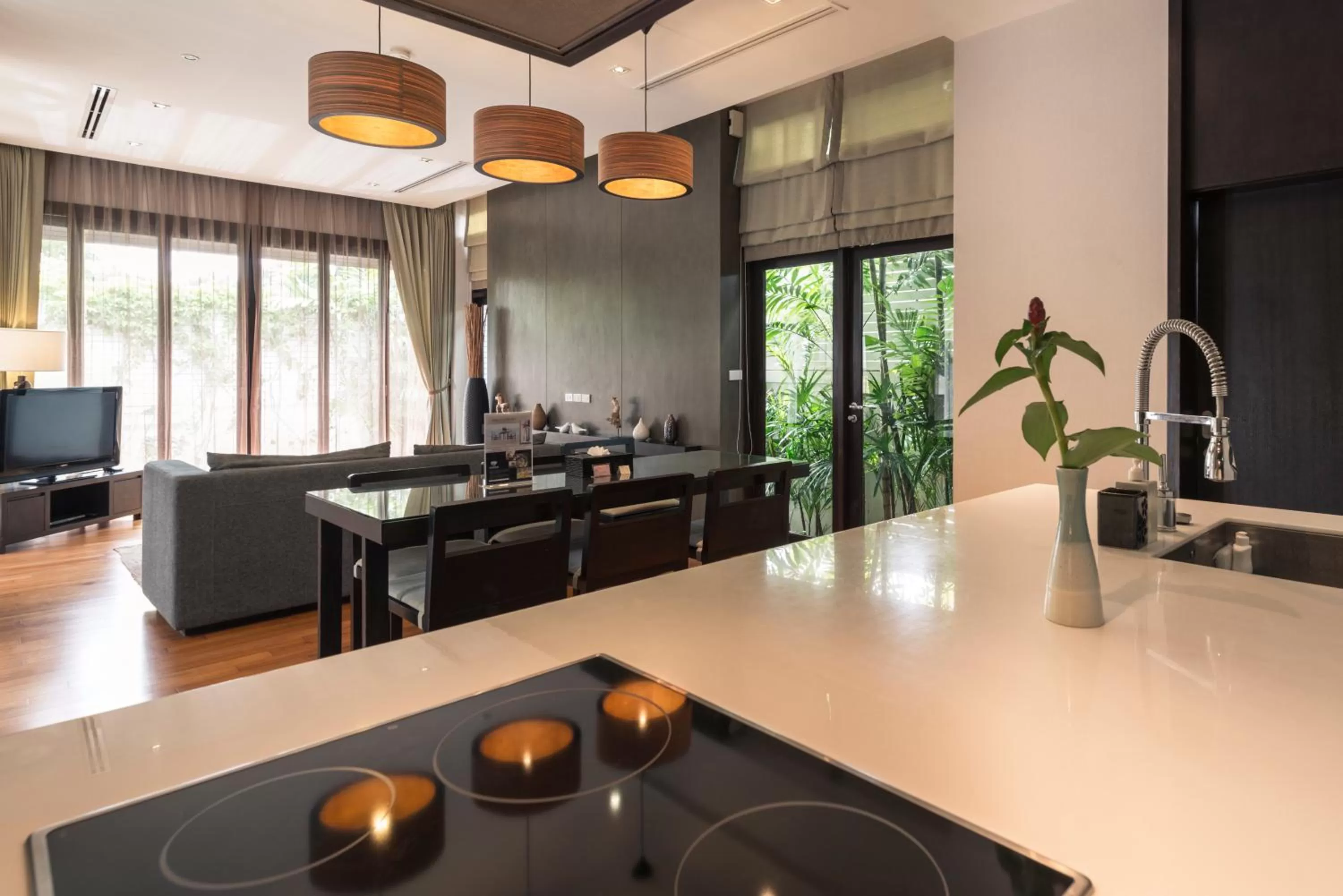 Kitchen or kitchenette in The Sea Koh Samui Resort and Residences by Tolani