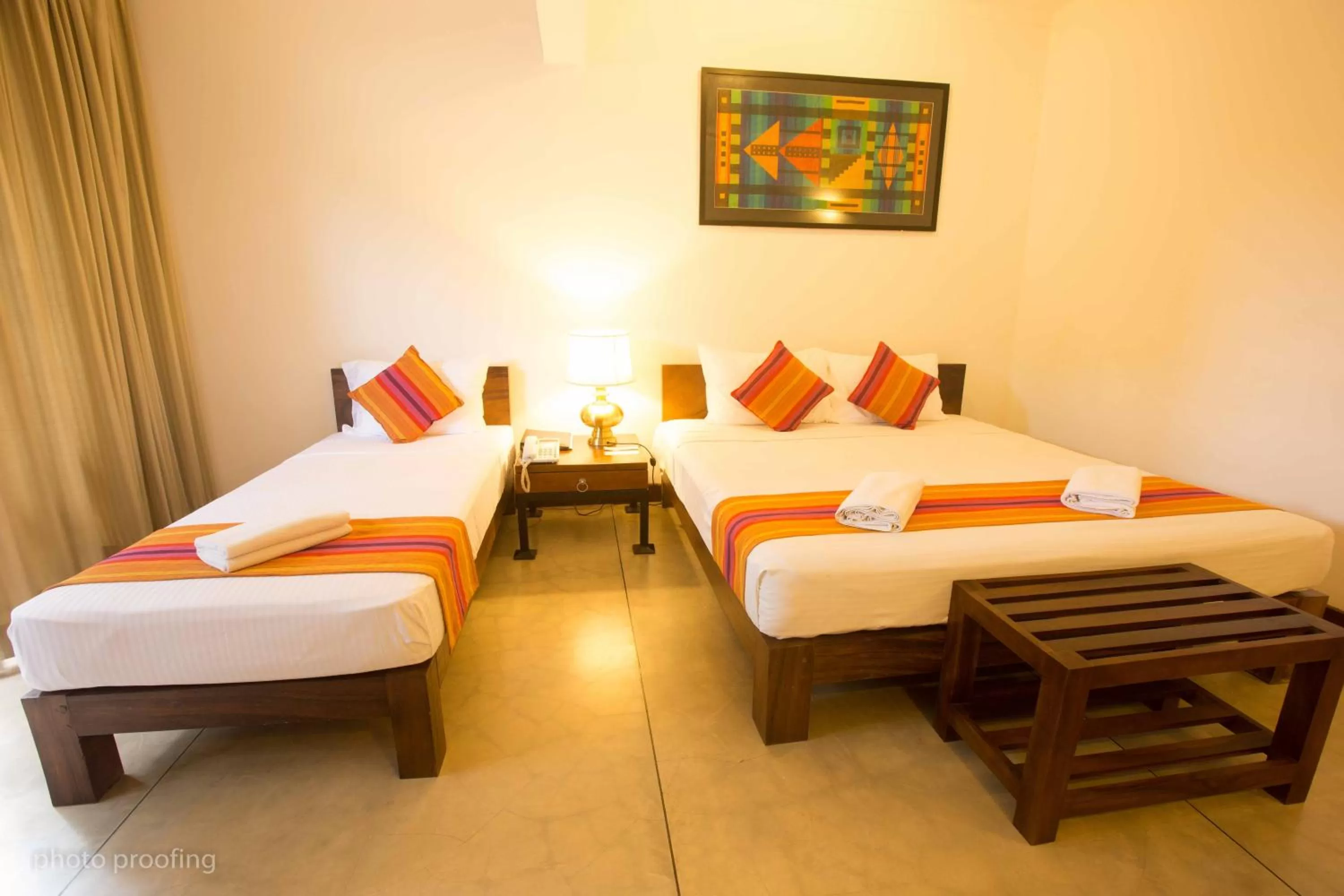 Photo of the whole room, Bed in Jaffna Heritage Hotel