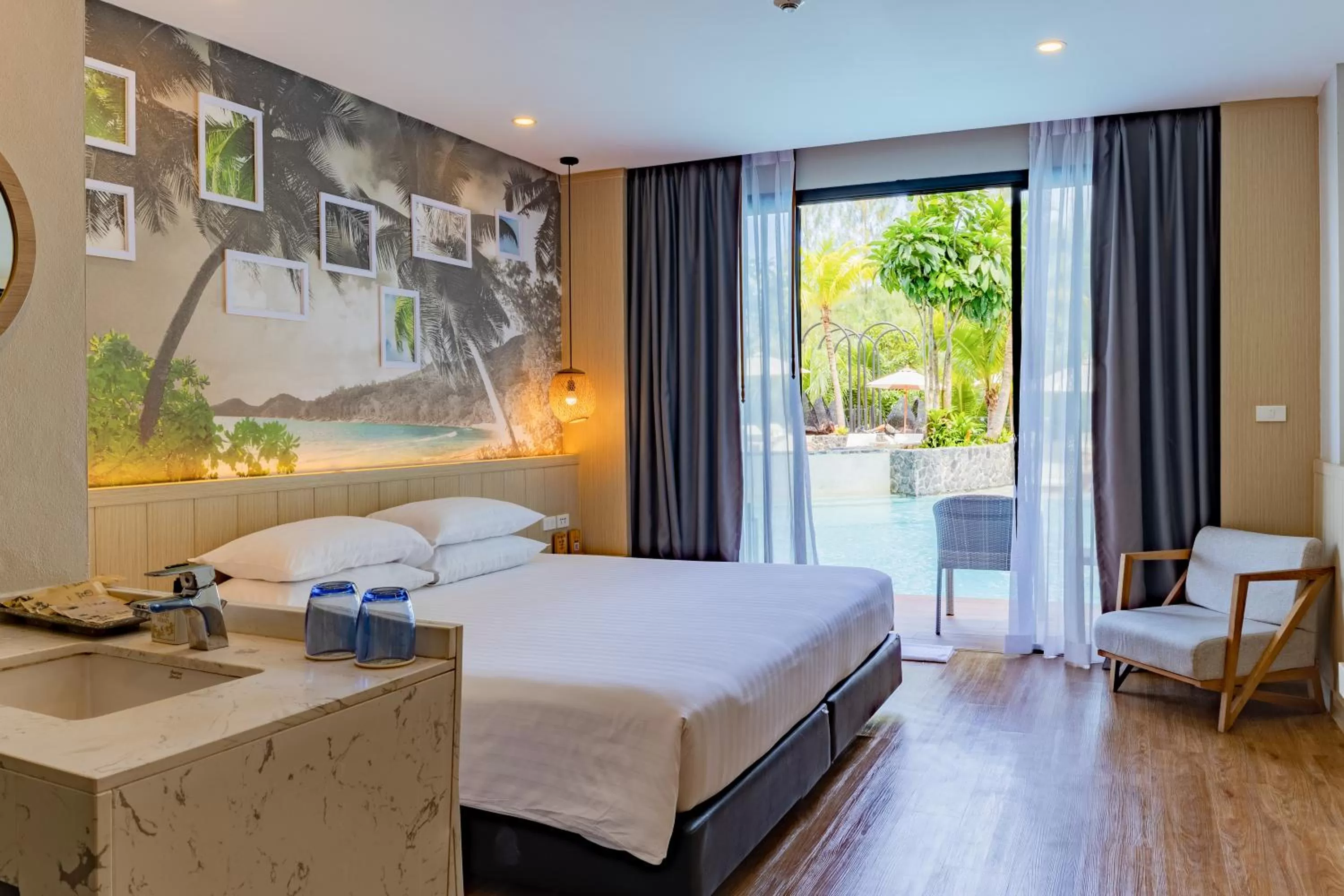 Bedroom, Bed in Sea Seeker Krabi Resort