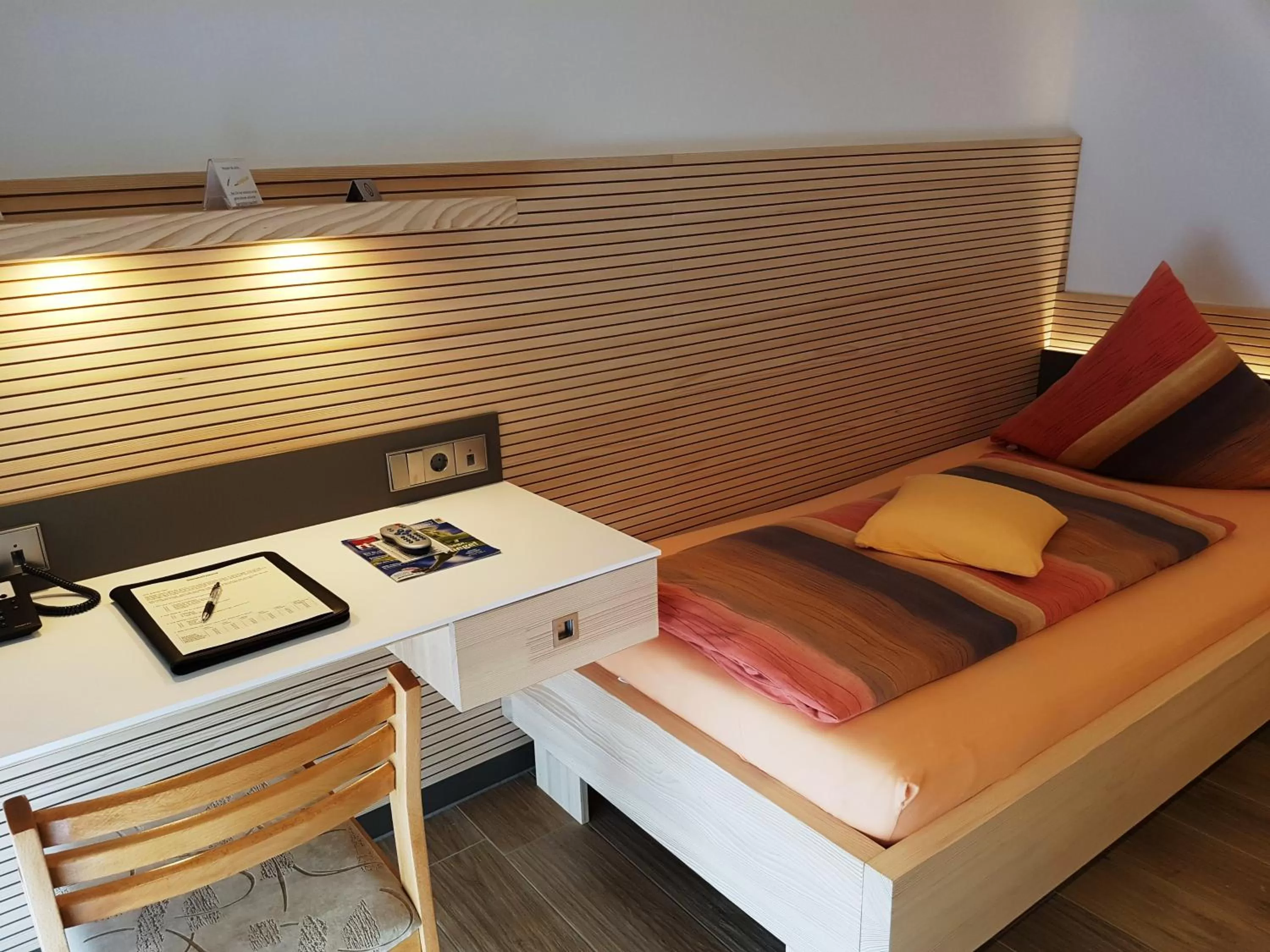 Bed in Hotel Garni Jägerhof