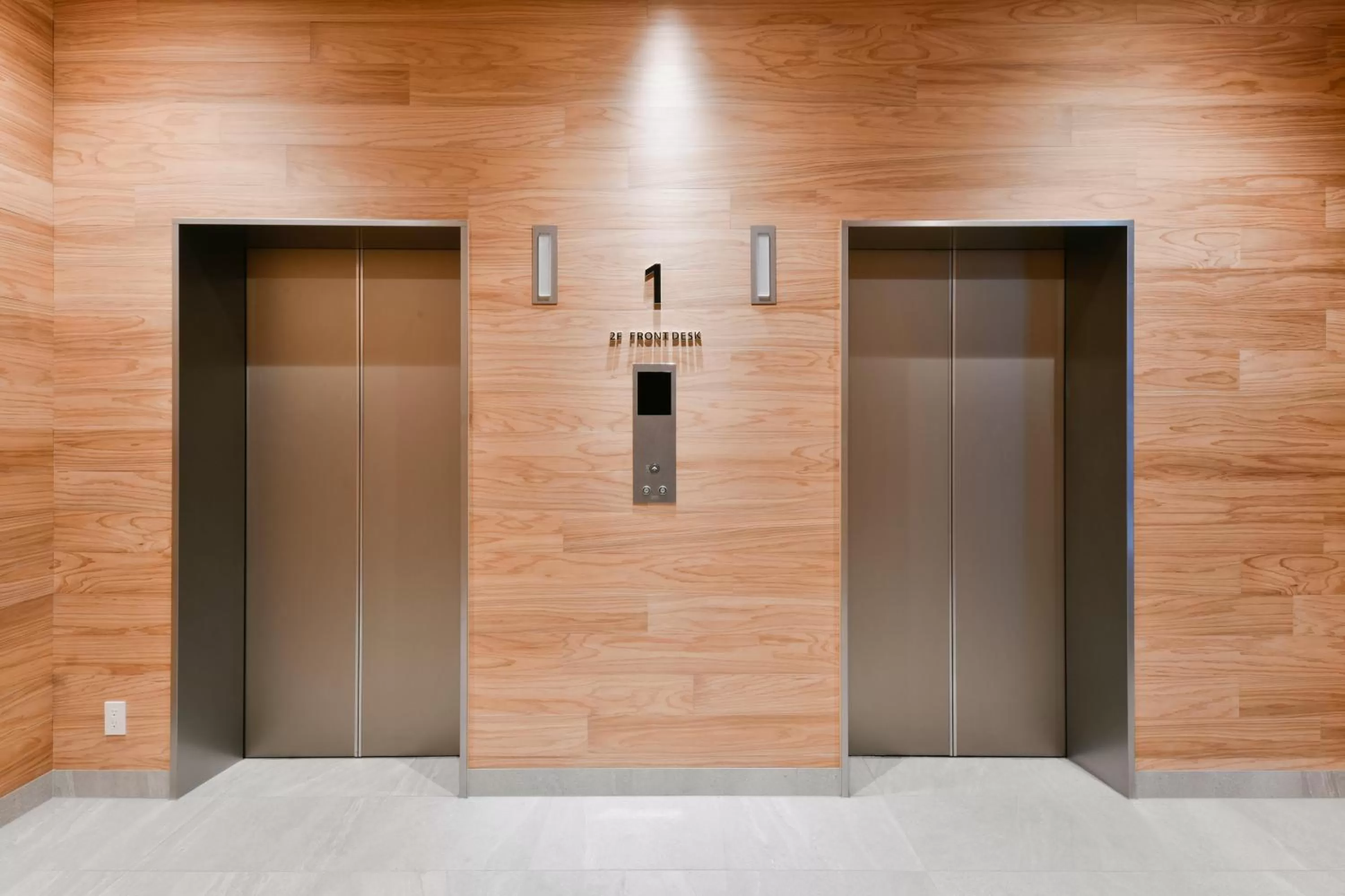 elevator in REF Kumamoto by VESSEL HOTELS