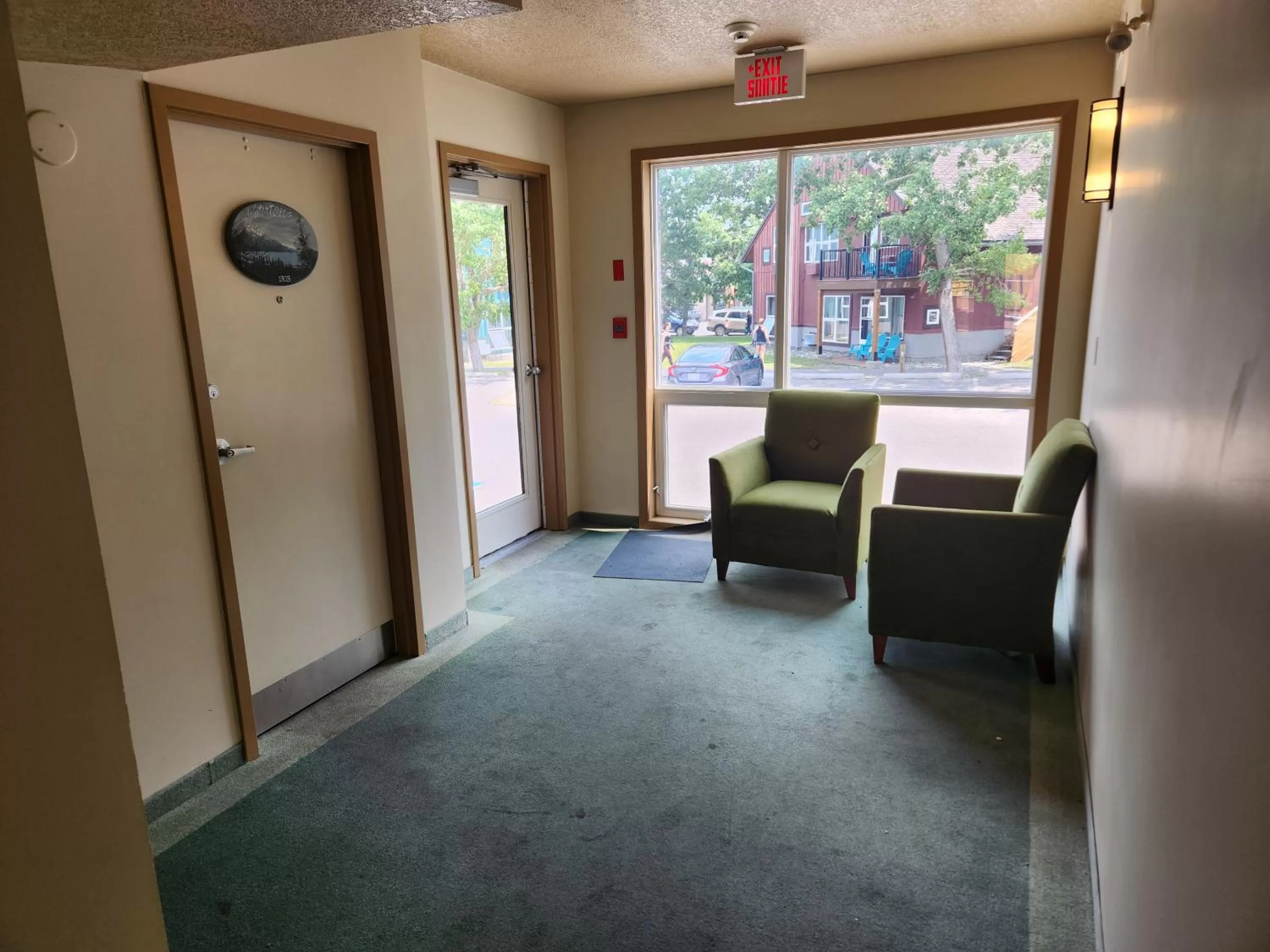 Property building in Waterton Lakes Lodge Resort