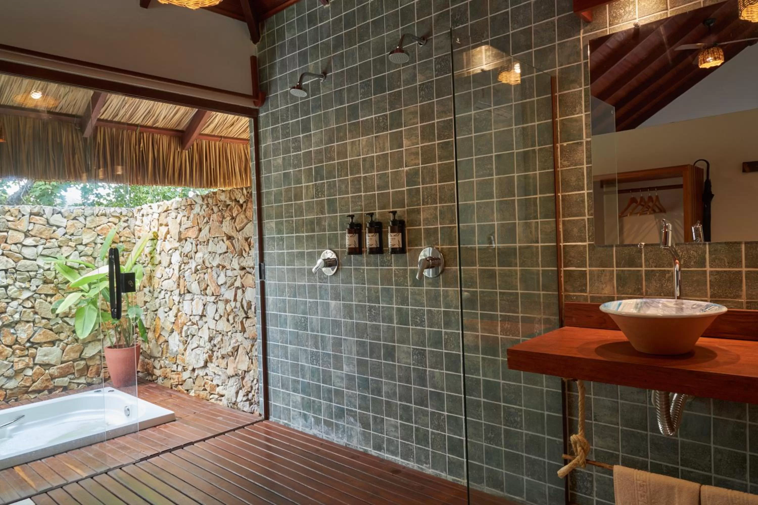 Shower, Bathroom in Kauli Seadi Beach Hotel