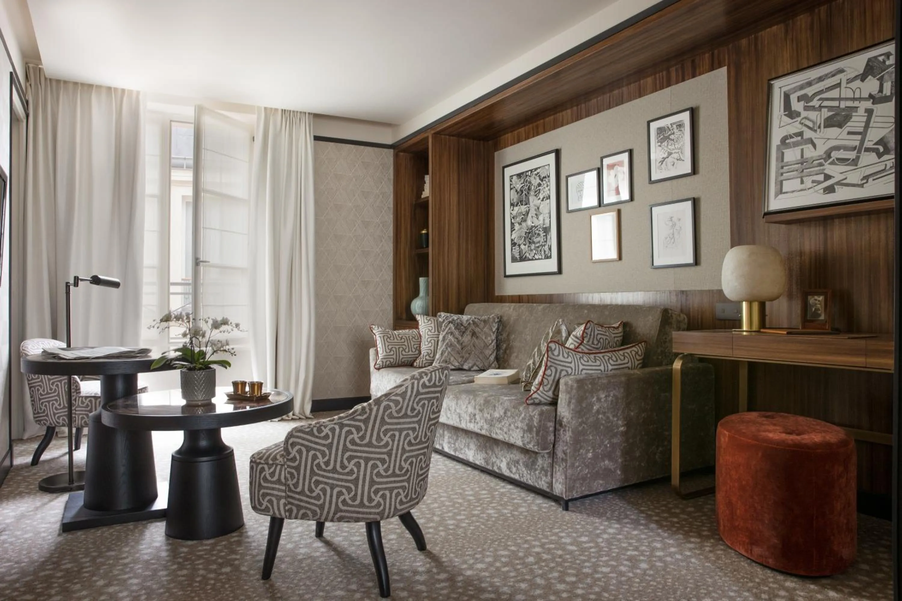 Living room in Esprit Saint Germain