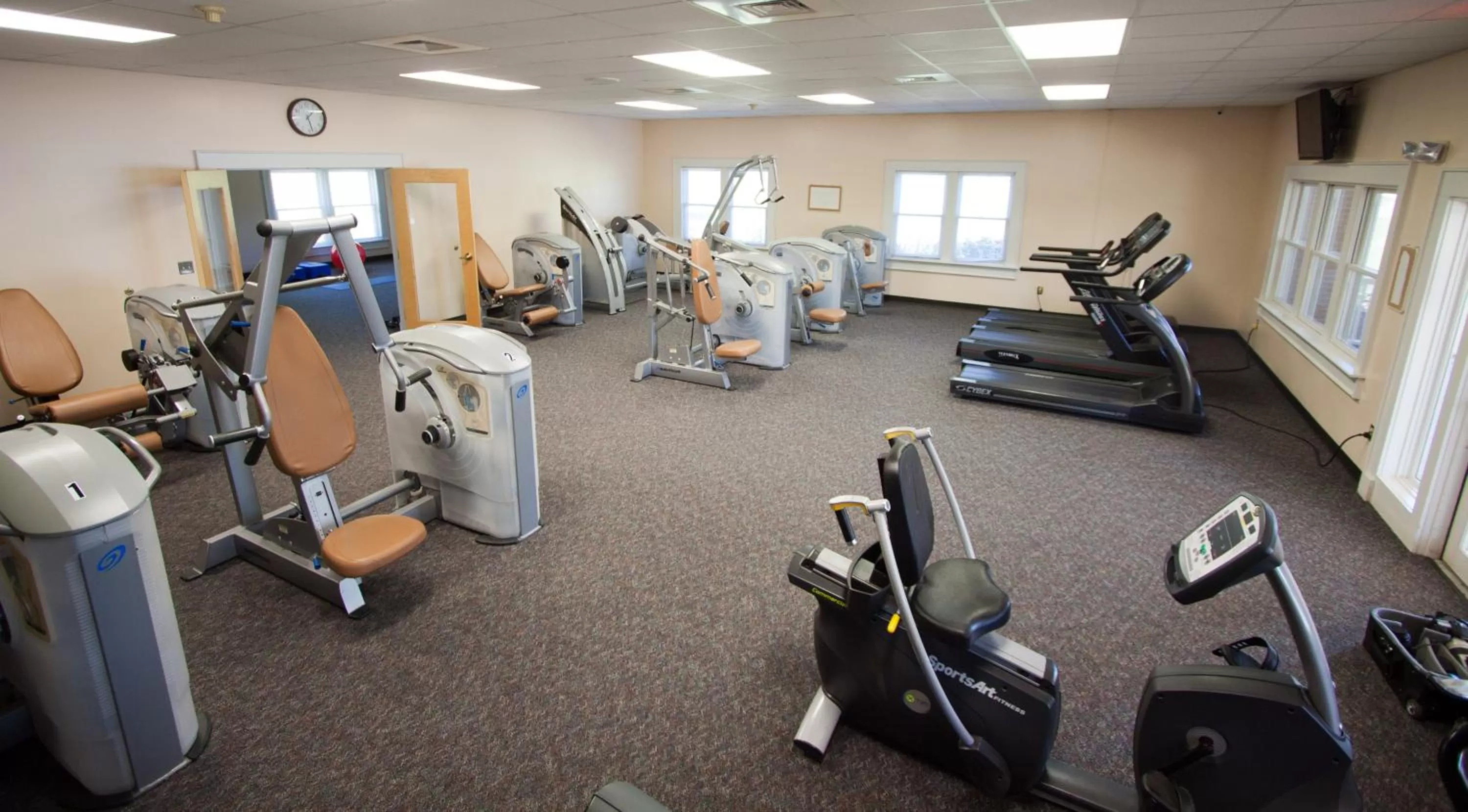 Fitness centre/facilities in The Terrace Hotel at Lake Junaluska