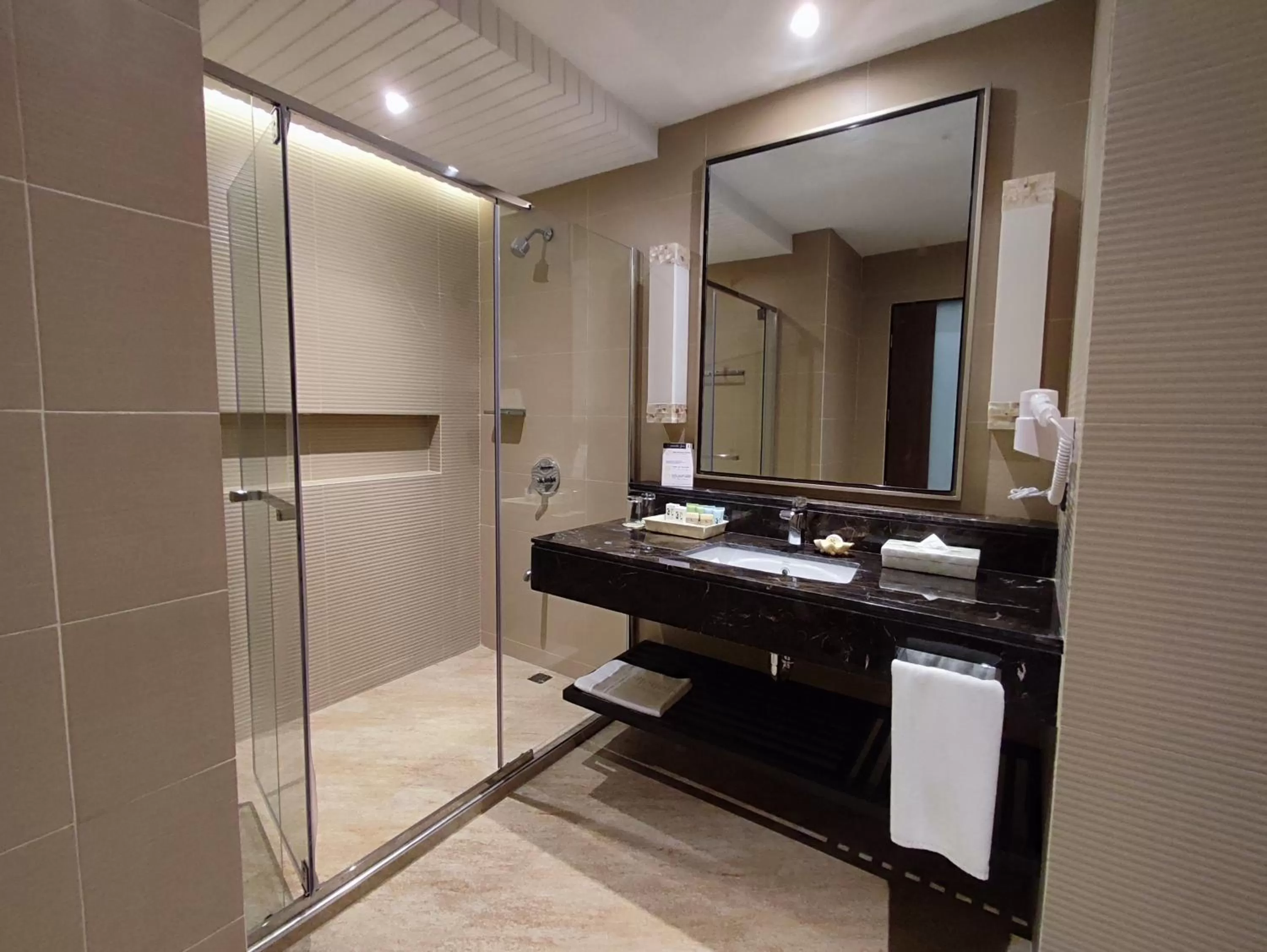 Shower in Zuri Resort