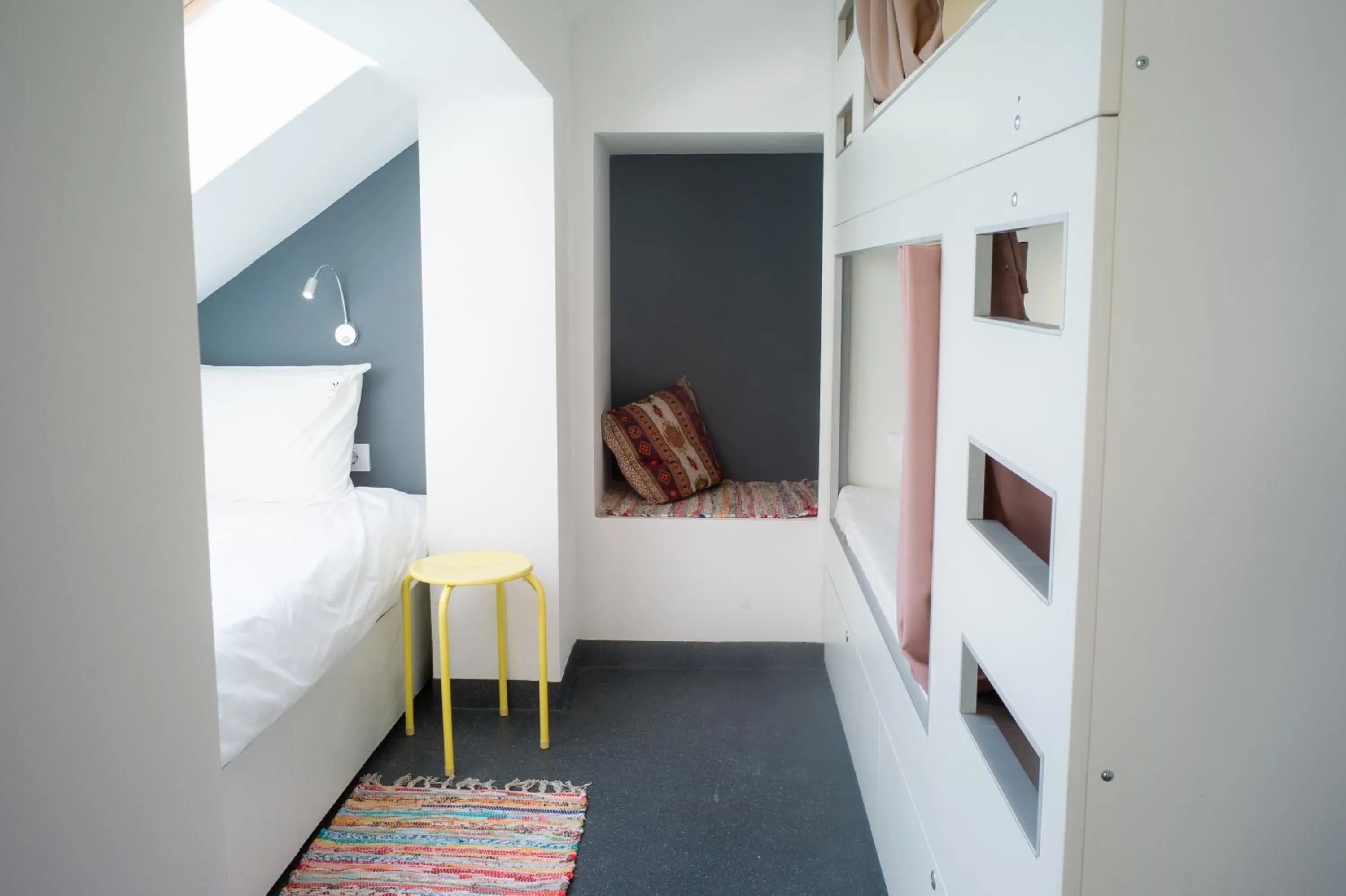 Bedroom, Bed in Good People Design Hostel