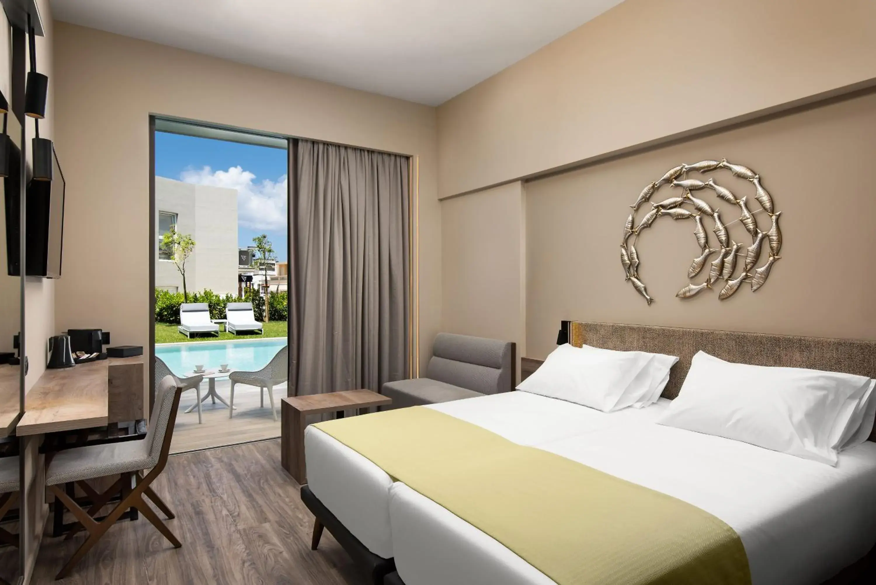 Deluxe Room with Pool View - Annex in Atlantica Amalthia Beach Hotel - Adults Only Deluxe Room with Pool View - Annex in Atlantica Amalthia Beach Hotel - Adults Only