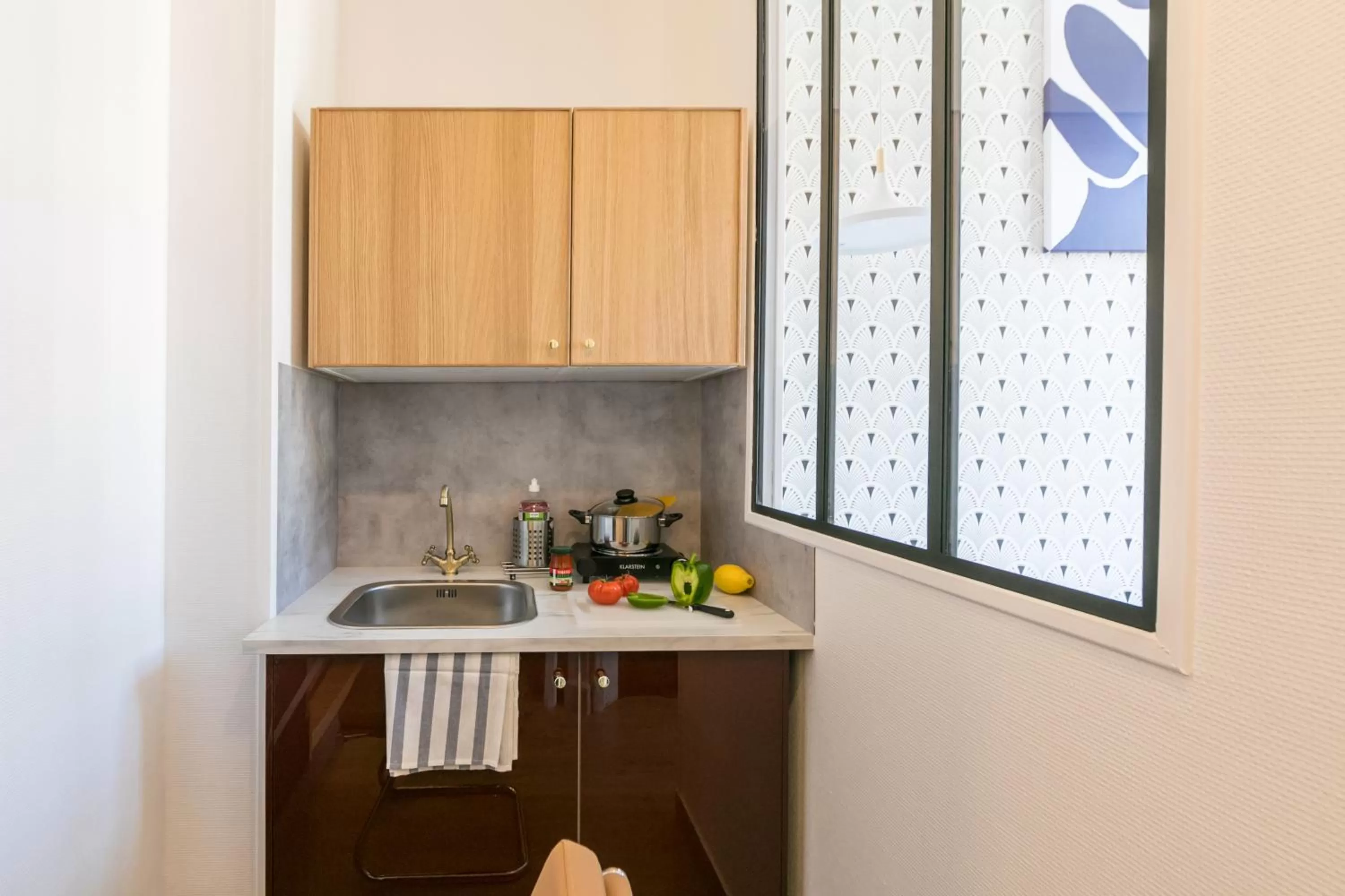 Kitchen or kitchenette in WS Haussmann - La Fayette