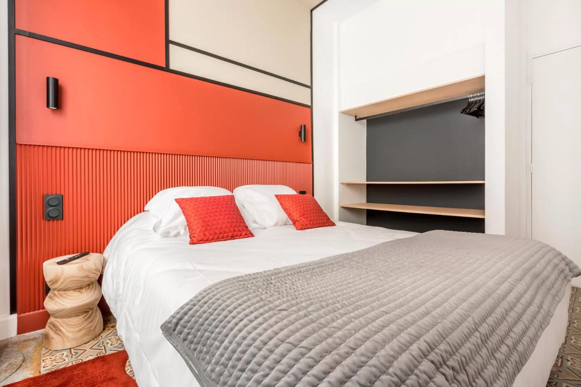 Bedroom, Bed in Au Chat Qui Dort Lille - Villa Gounod