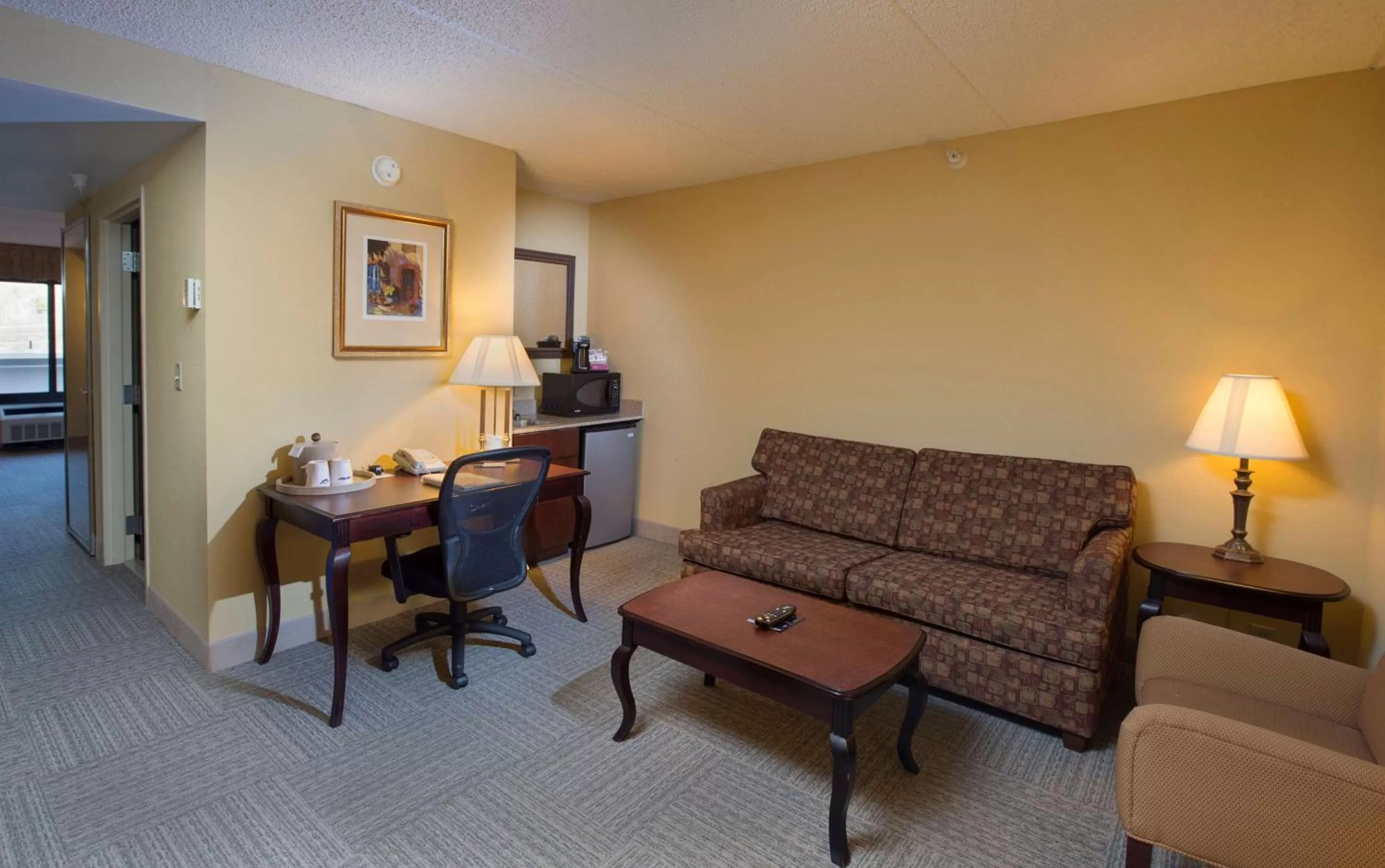 Living room in Hampton Inn Bennington