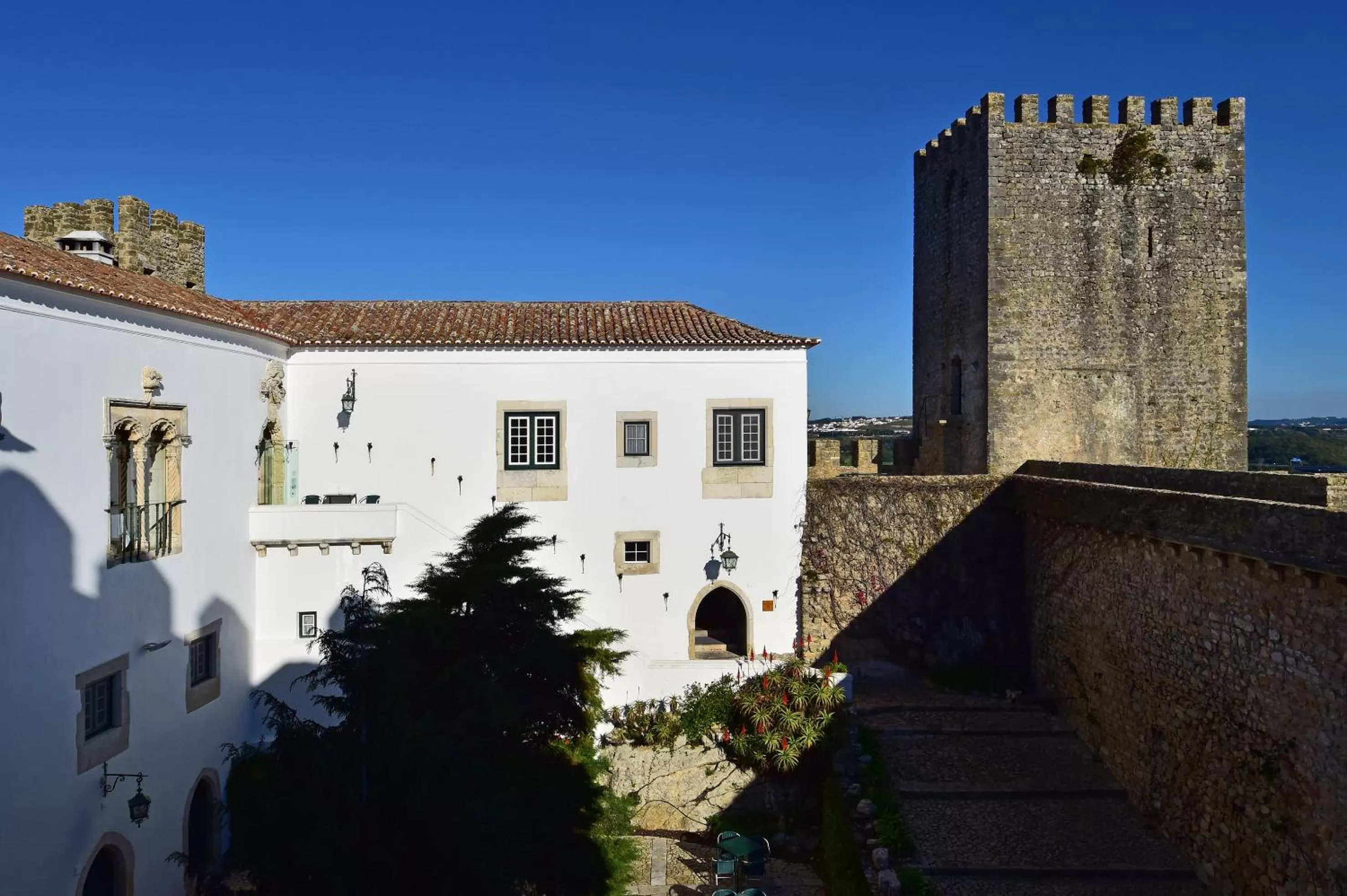 Property building in Pousada Castelo de Obidos