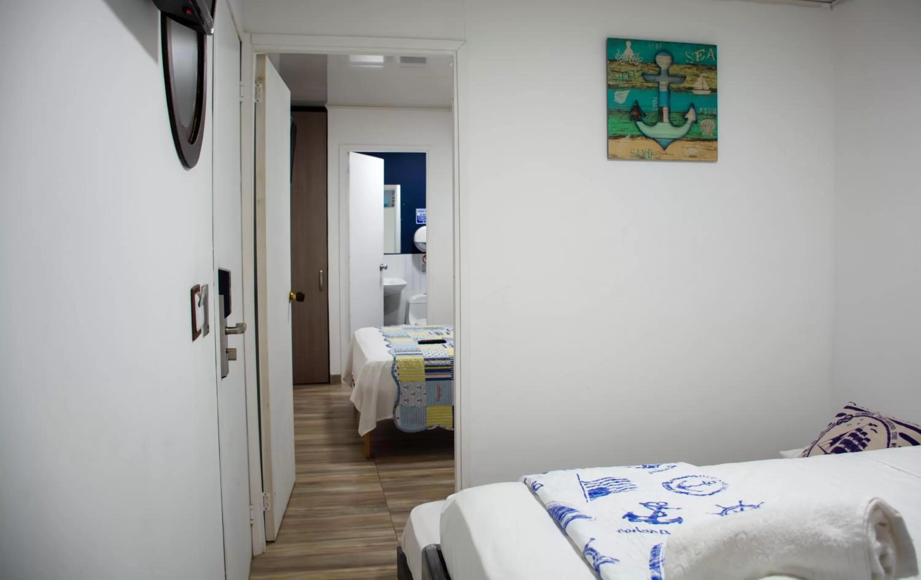 Bed in Hotel Nauticus